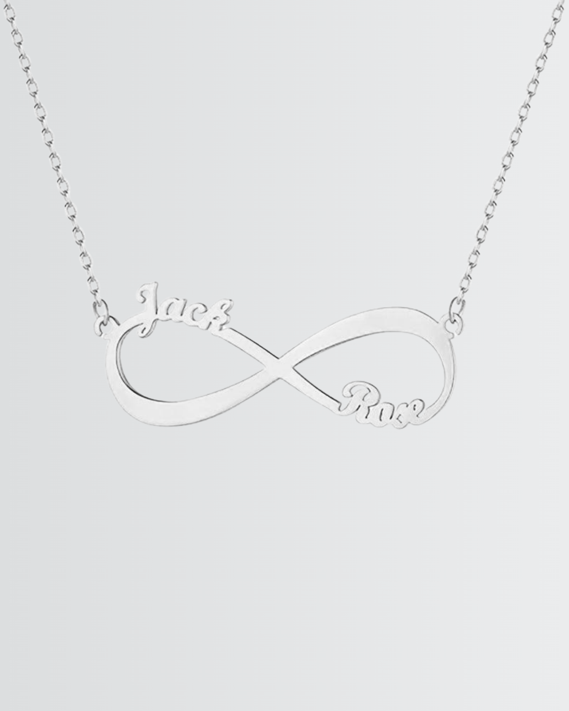 Personalize Your Names Infinity Necklace