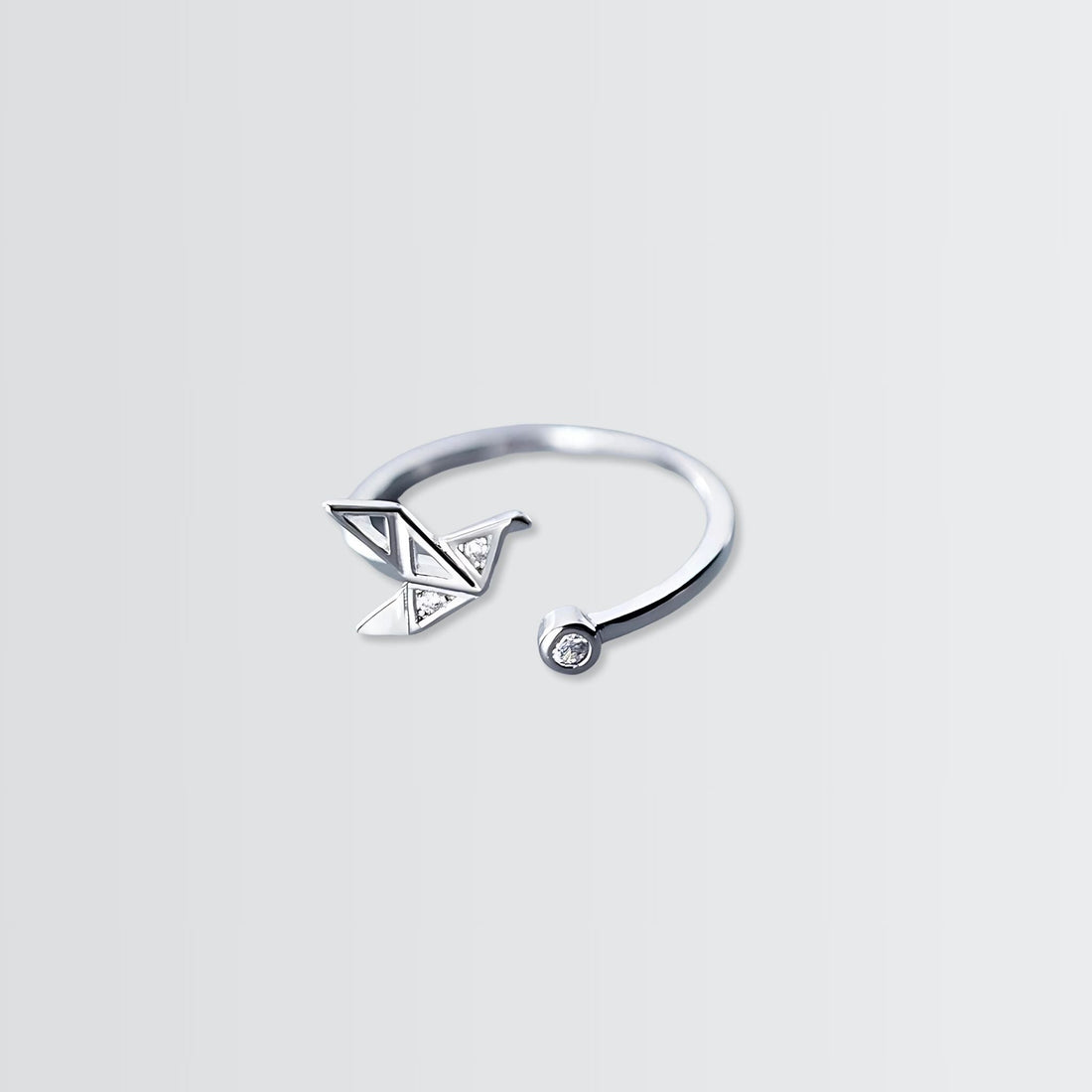 Origami Bird Minimal Ring