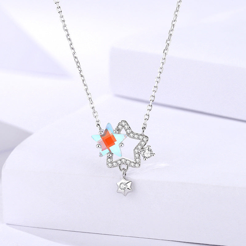 Linear Light Star Necklace