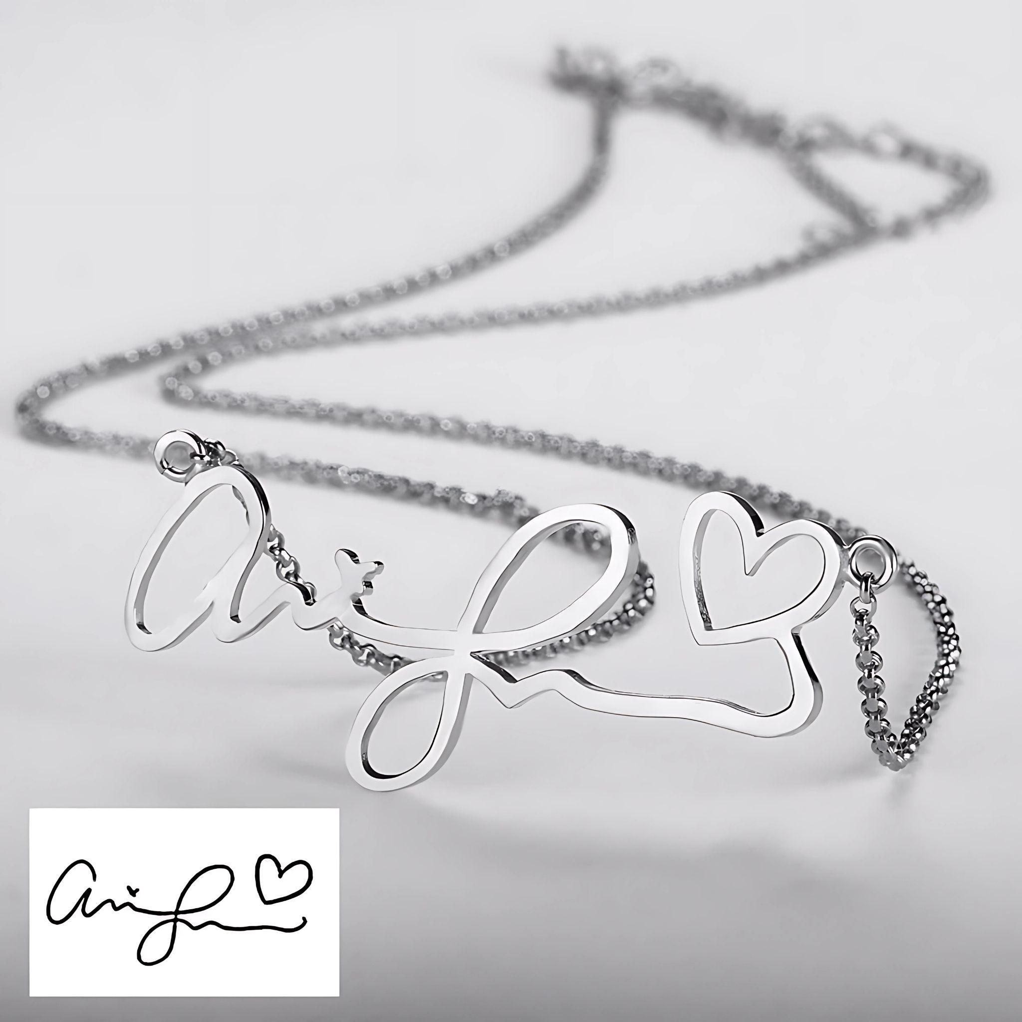 Personalize Your Handwritten Signature Necklace