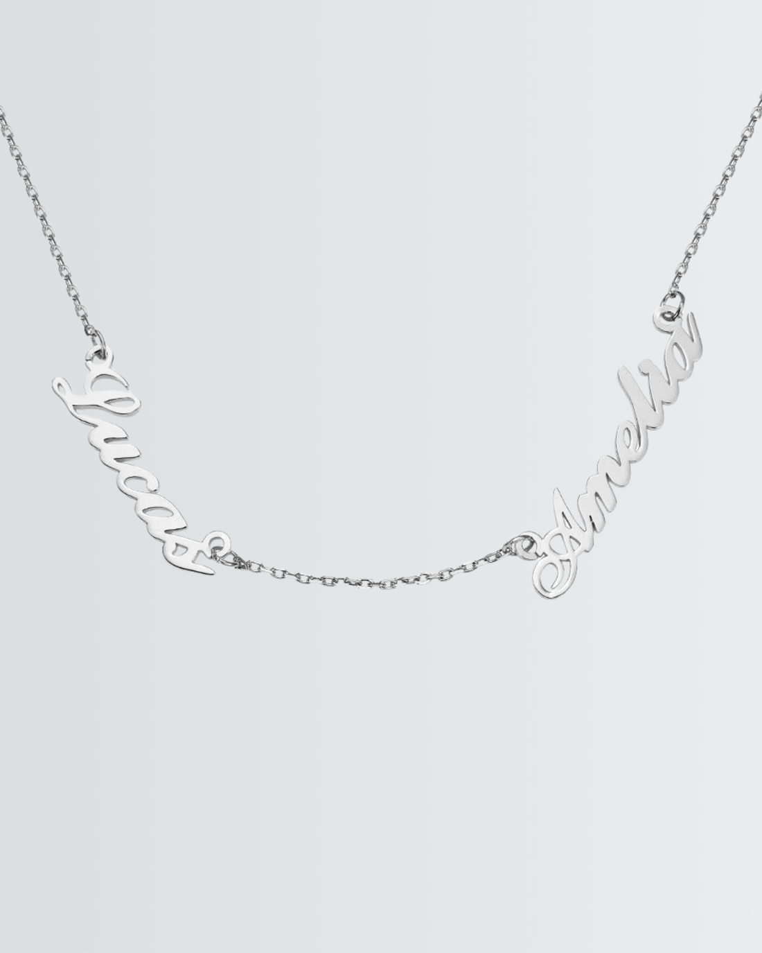 Collar personalizado con dos nombres