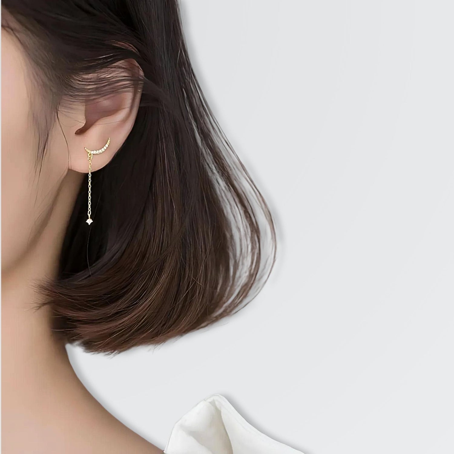 New Moon Minimal Earrings