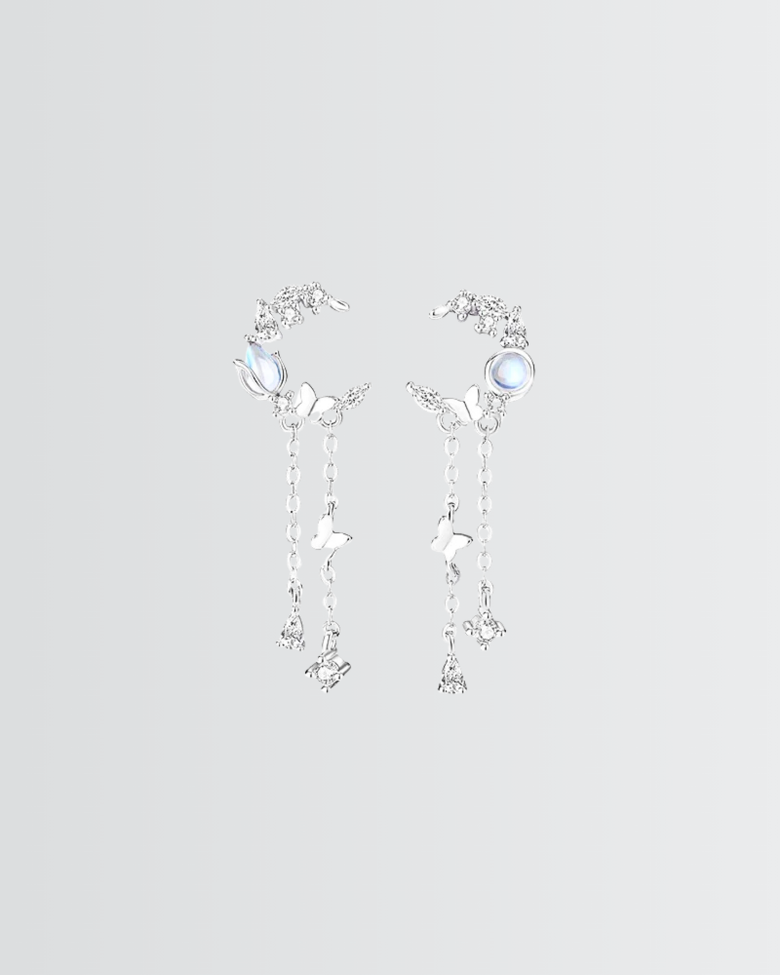 Flutter Glow Tassel Earrings