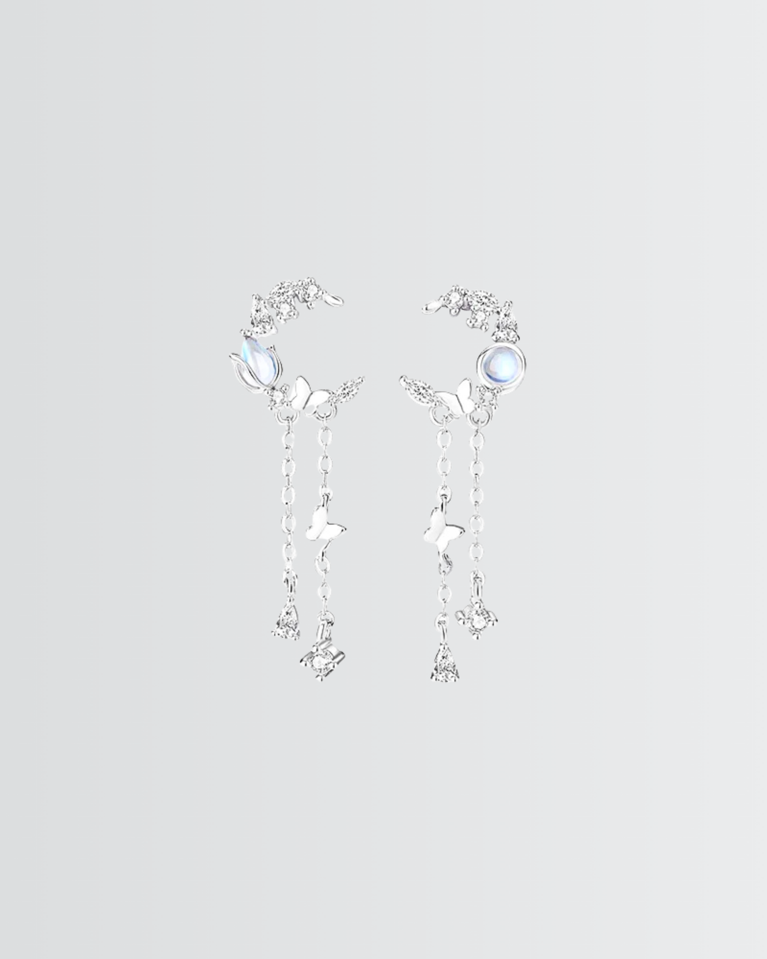 Flutter Glow Tassel Earrings