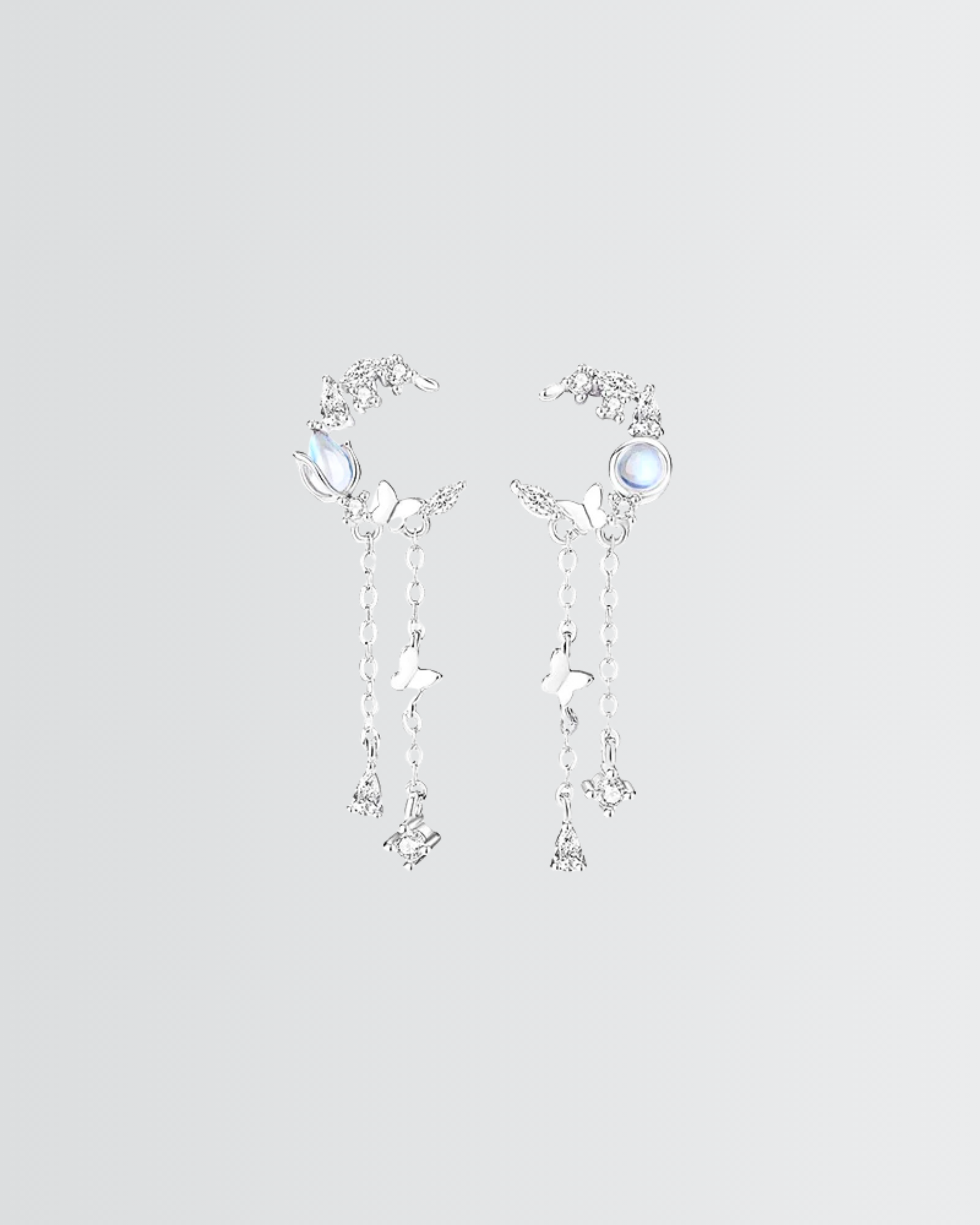 Flutter Glow Tassel Earrings