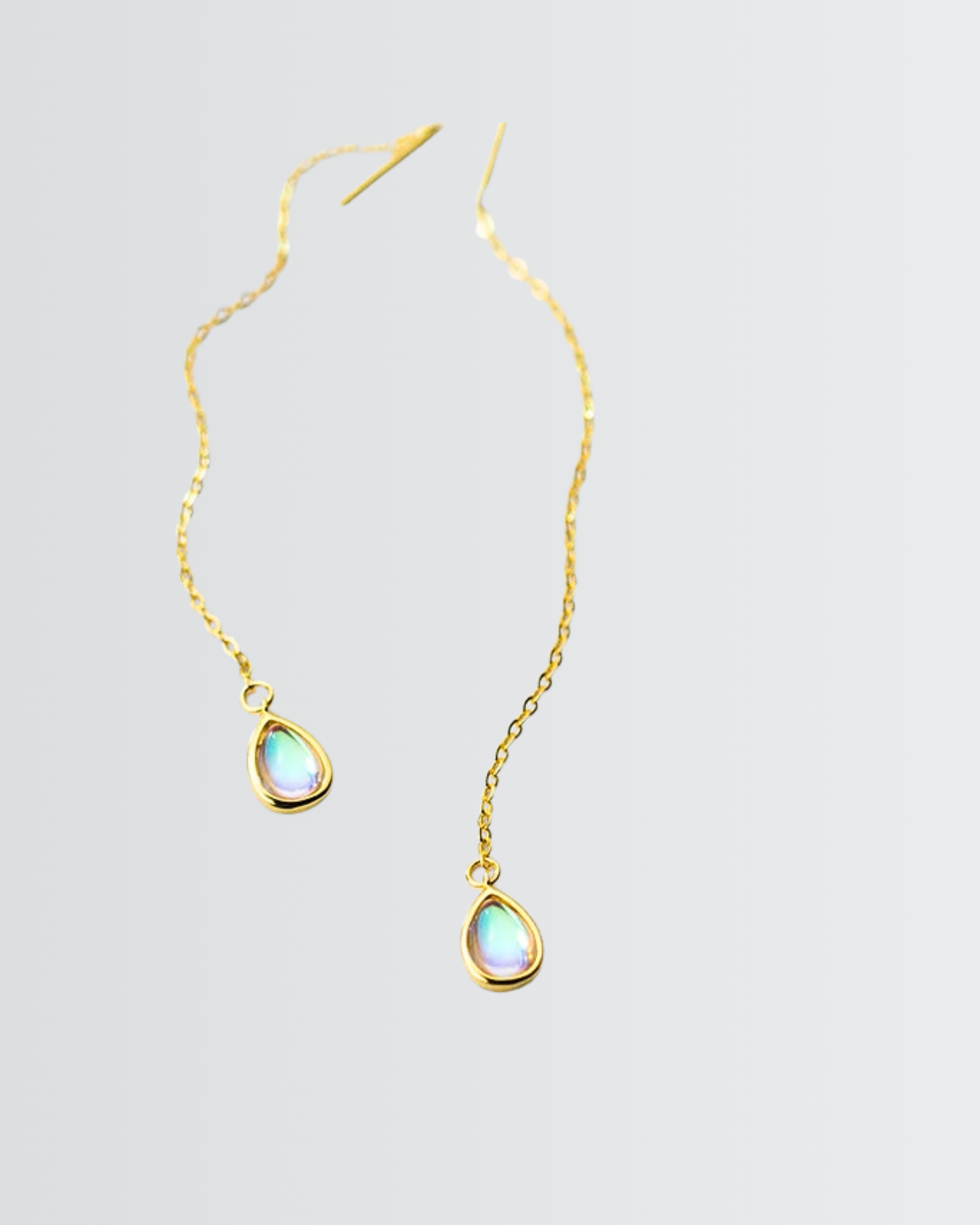 Teardrop Threader Earrings