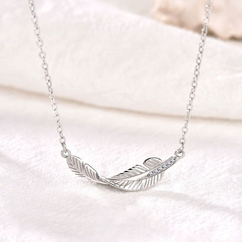 Fallen for You Feather Necklace