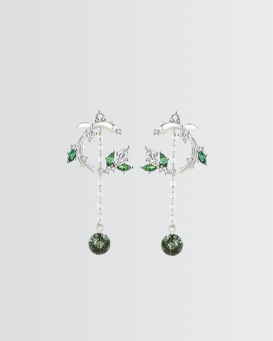 Forest Flow Tassel Earrings