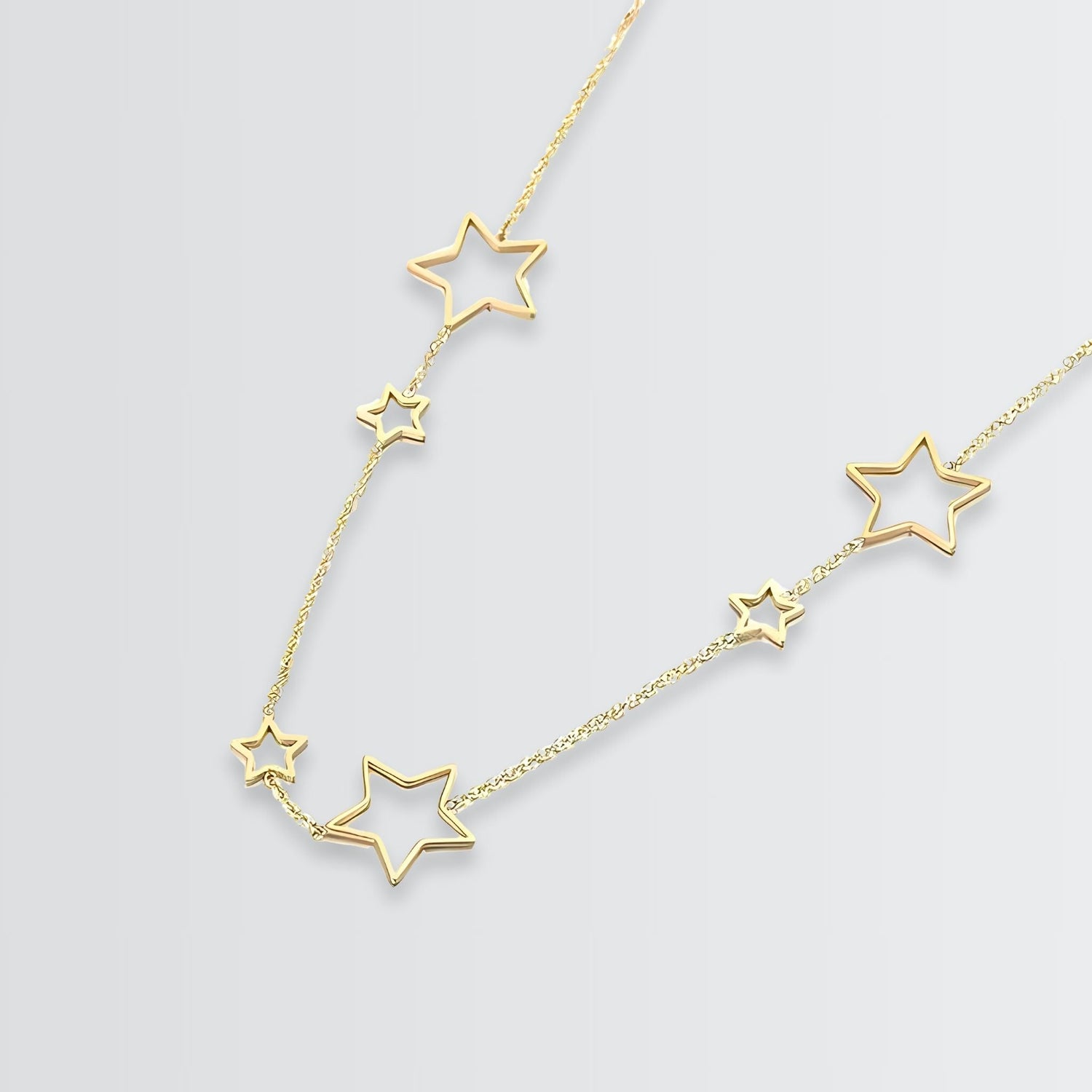 Collar de estrellas centelleantes