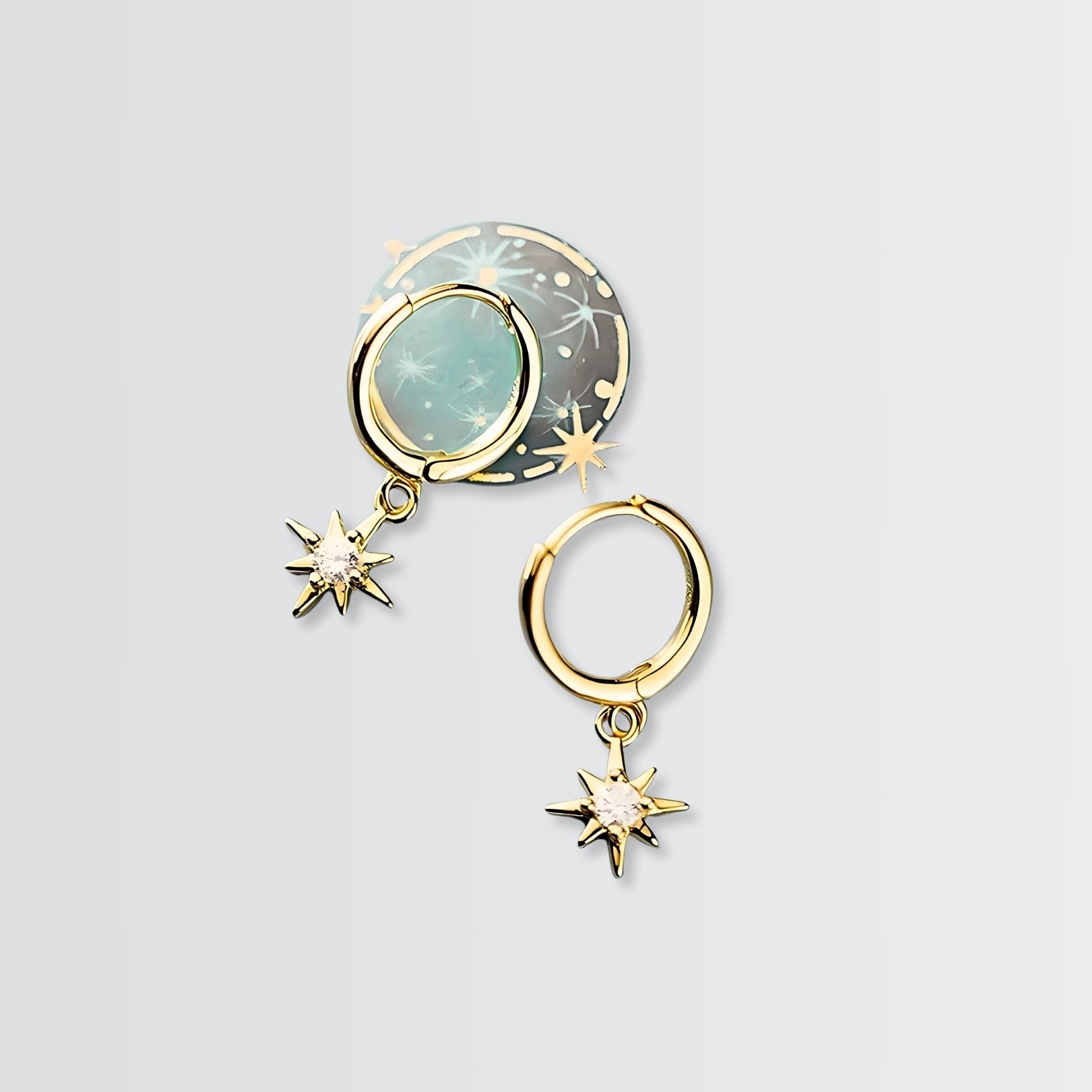 Scintillating Solitaire in Star Hoops