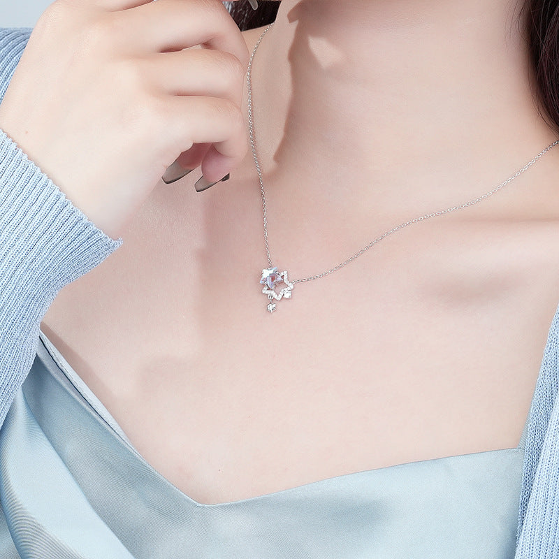Linear Light Star Necklace