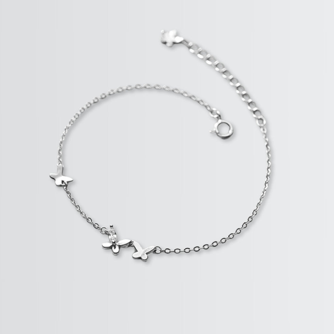 Bracelet Papillons Scintillants