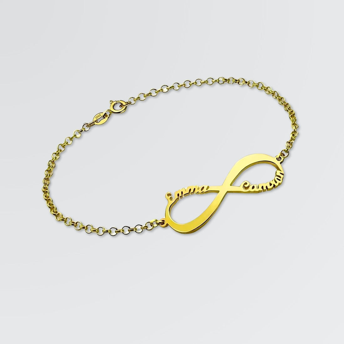 Personnalisez votre bracelet infini avec vos noms
