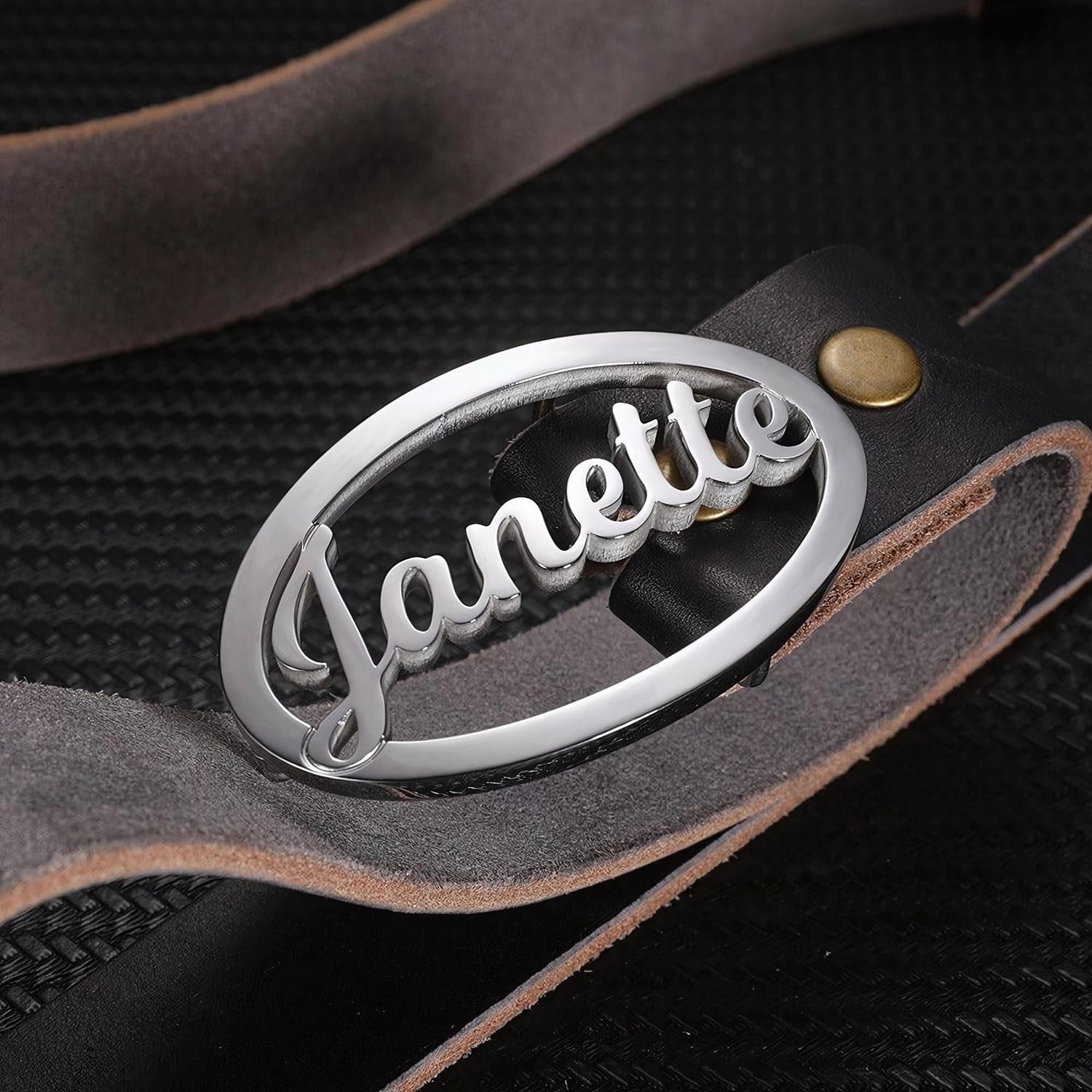 Personalize Your Oval Belt Buckle