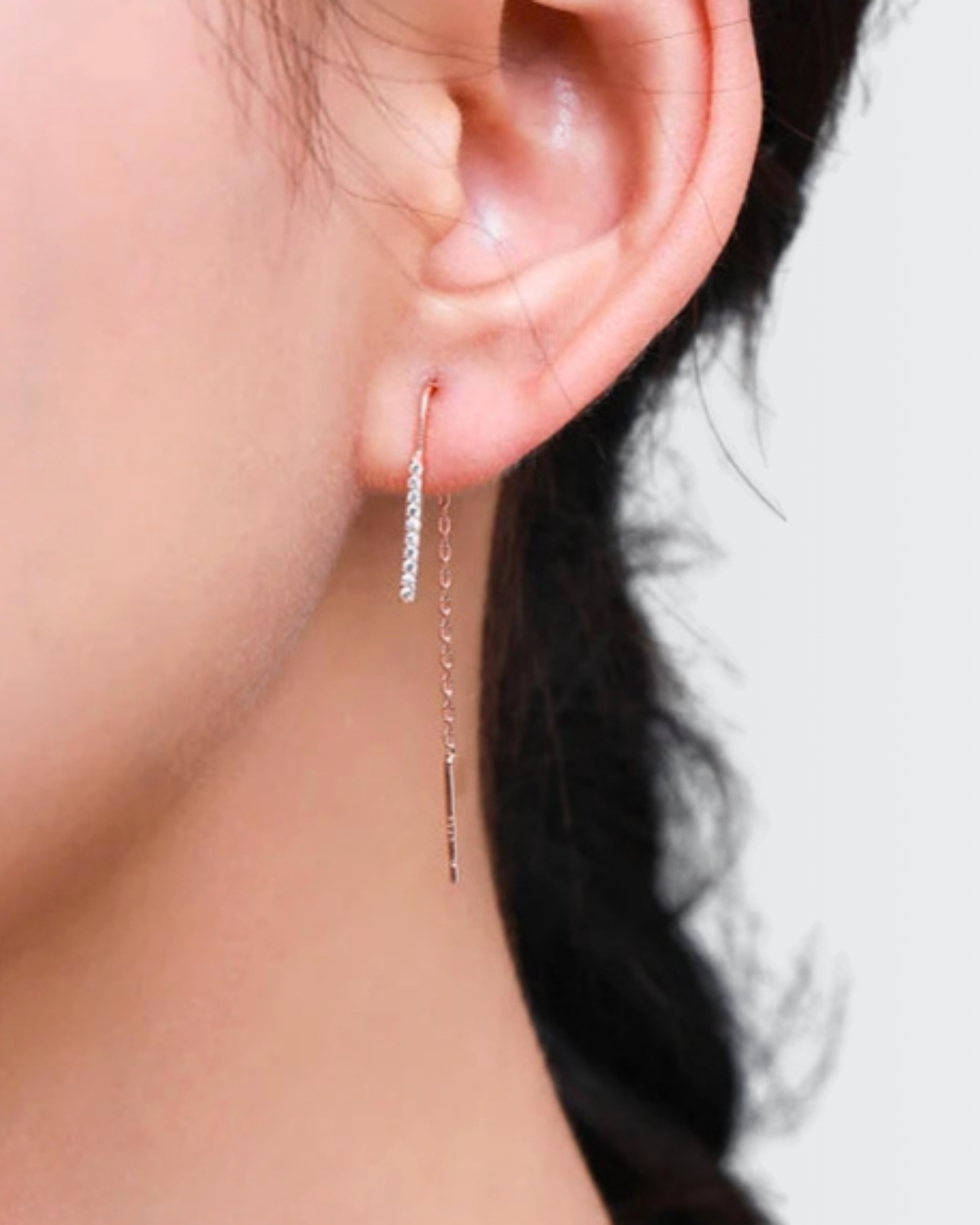 Sleek Bar Threader Earrings