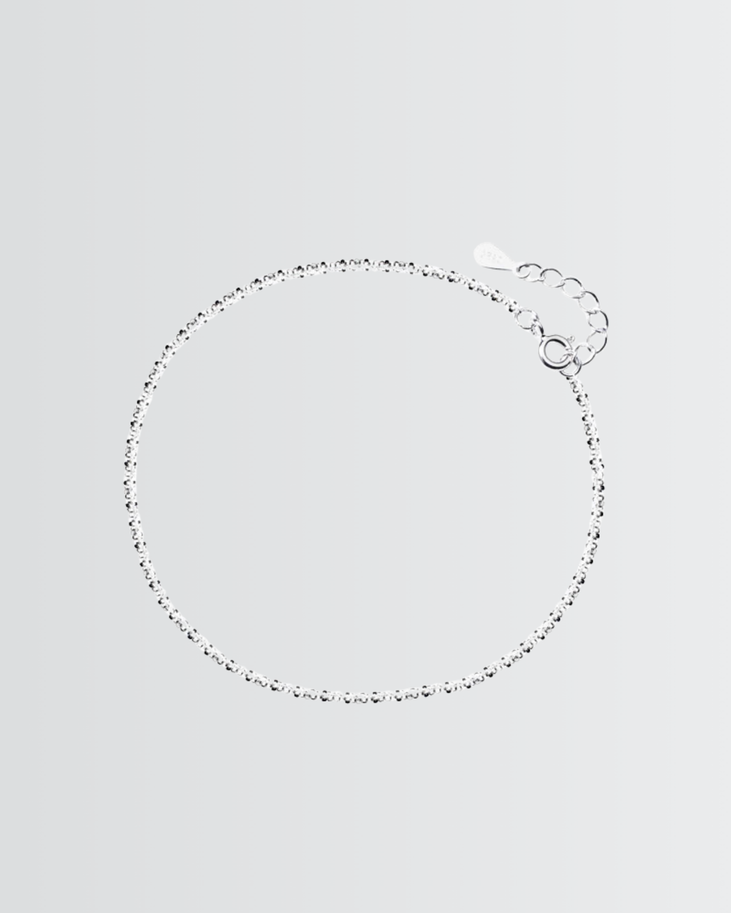 Sleek Strand Minimal Anklet