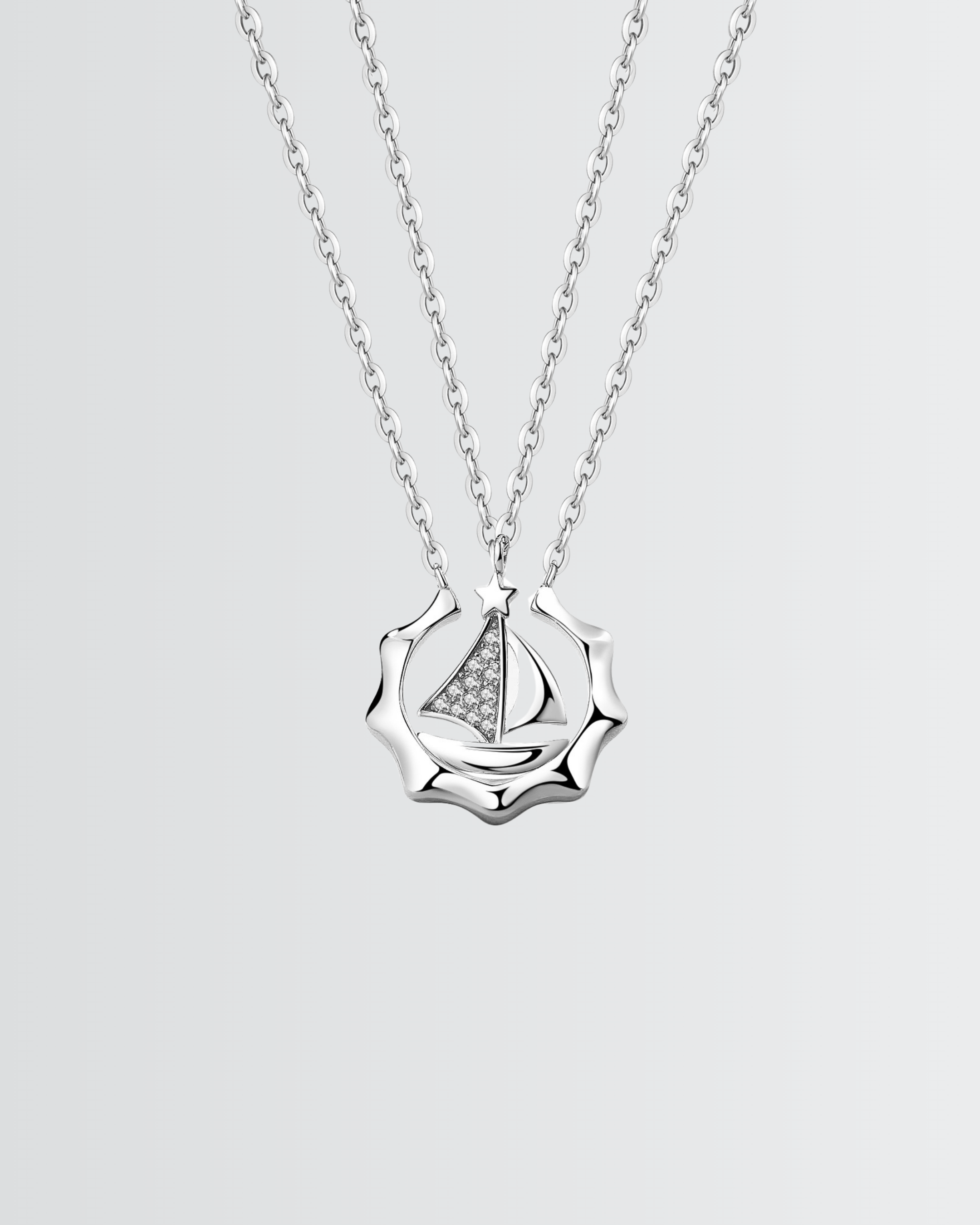Drift Into Forever Couple Necklace