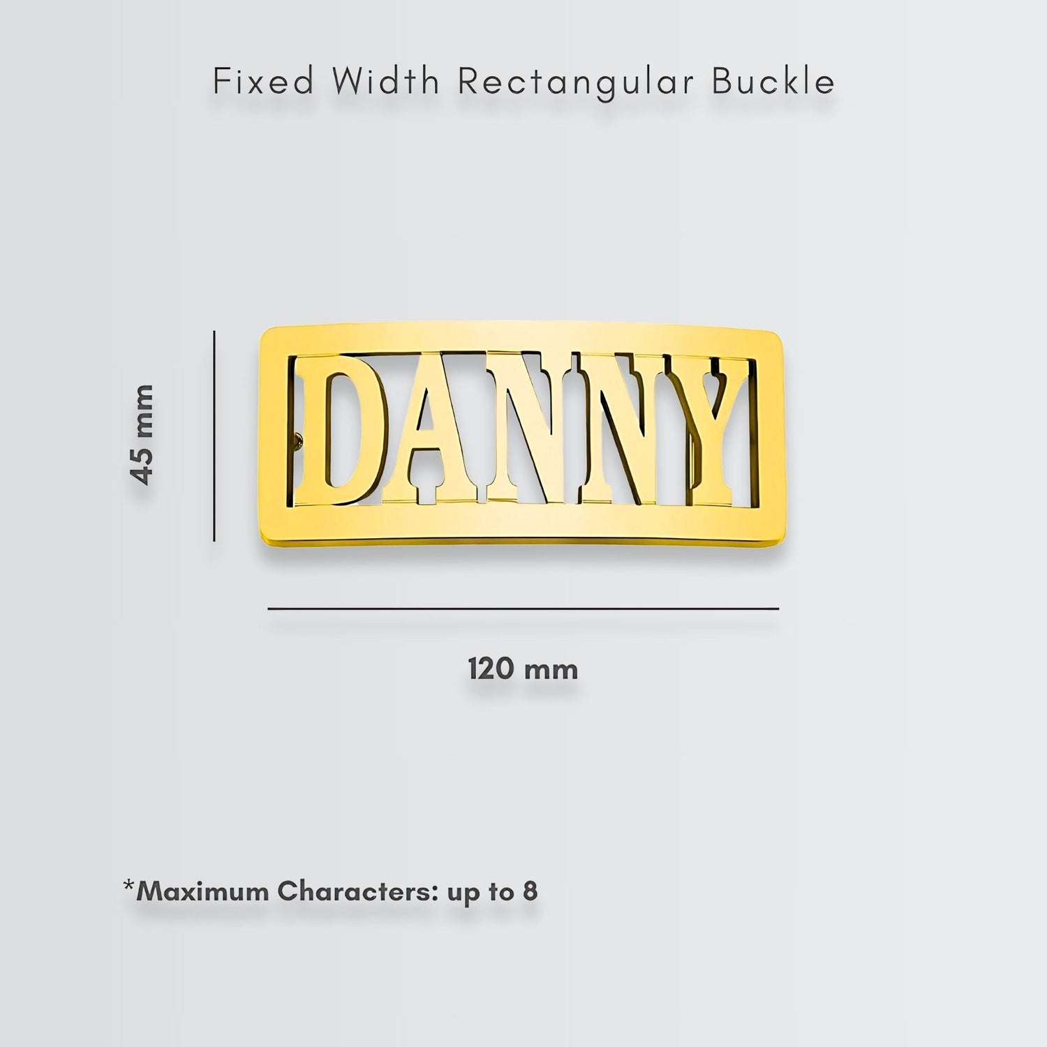 Personalize Your Rectangular Belt Buckle