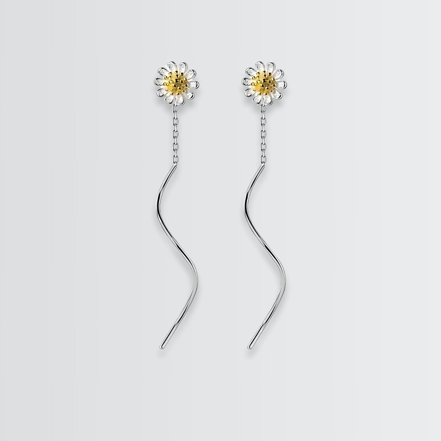 Dahlia on Vine Earrings