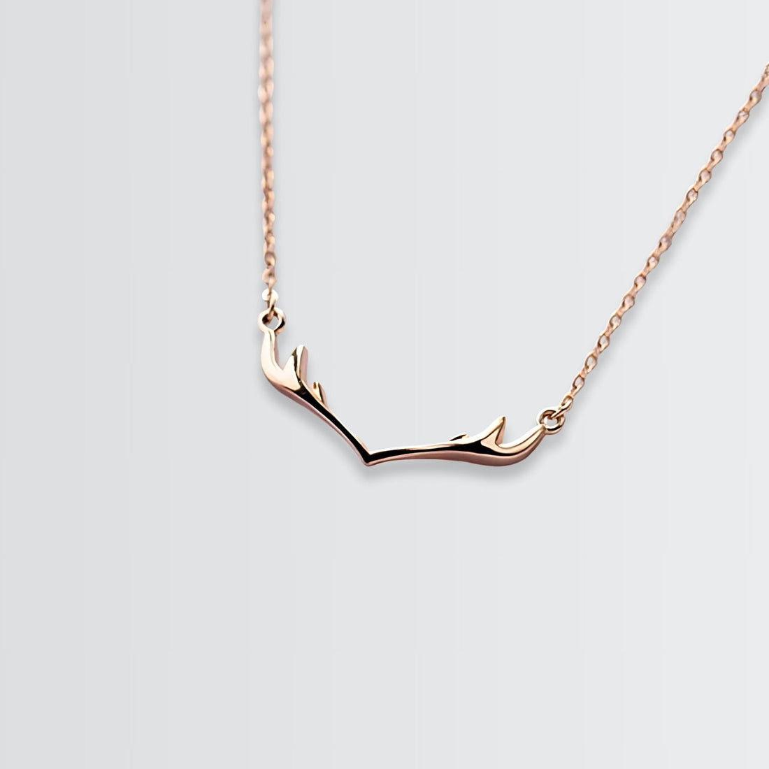 Modish Antlers Minimal Necklace