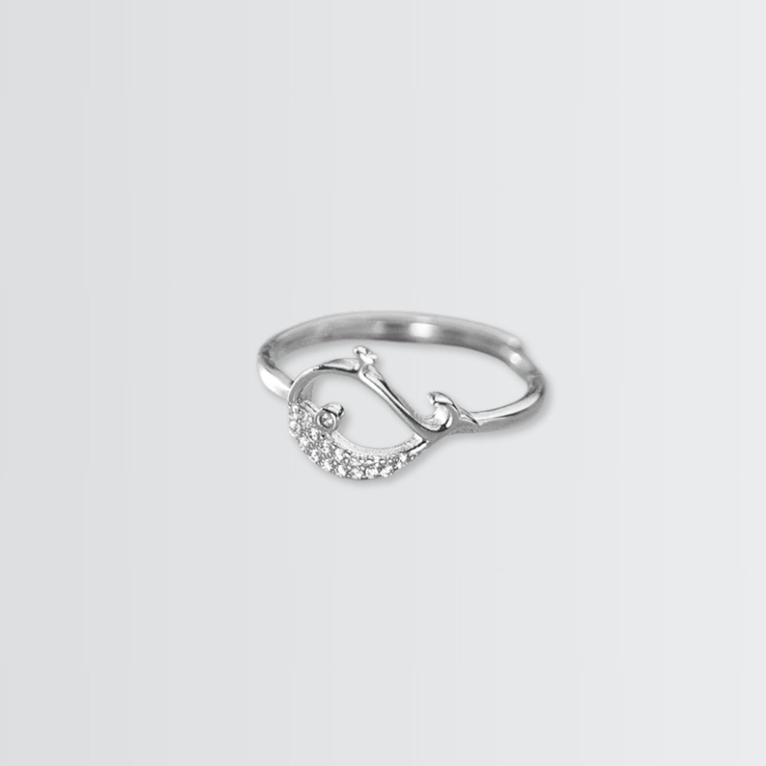 Glitzy Dolphin Ring