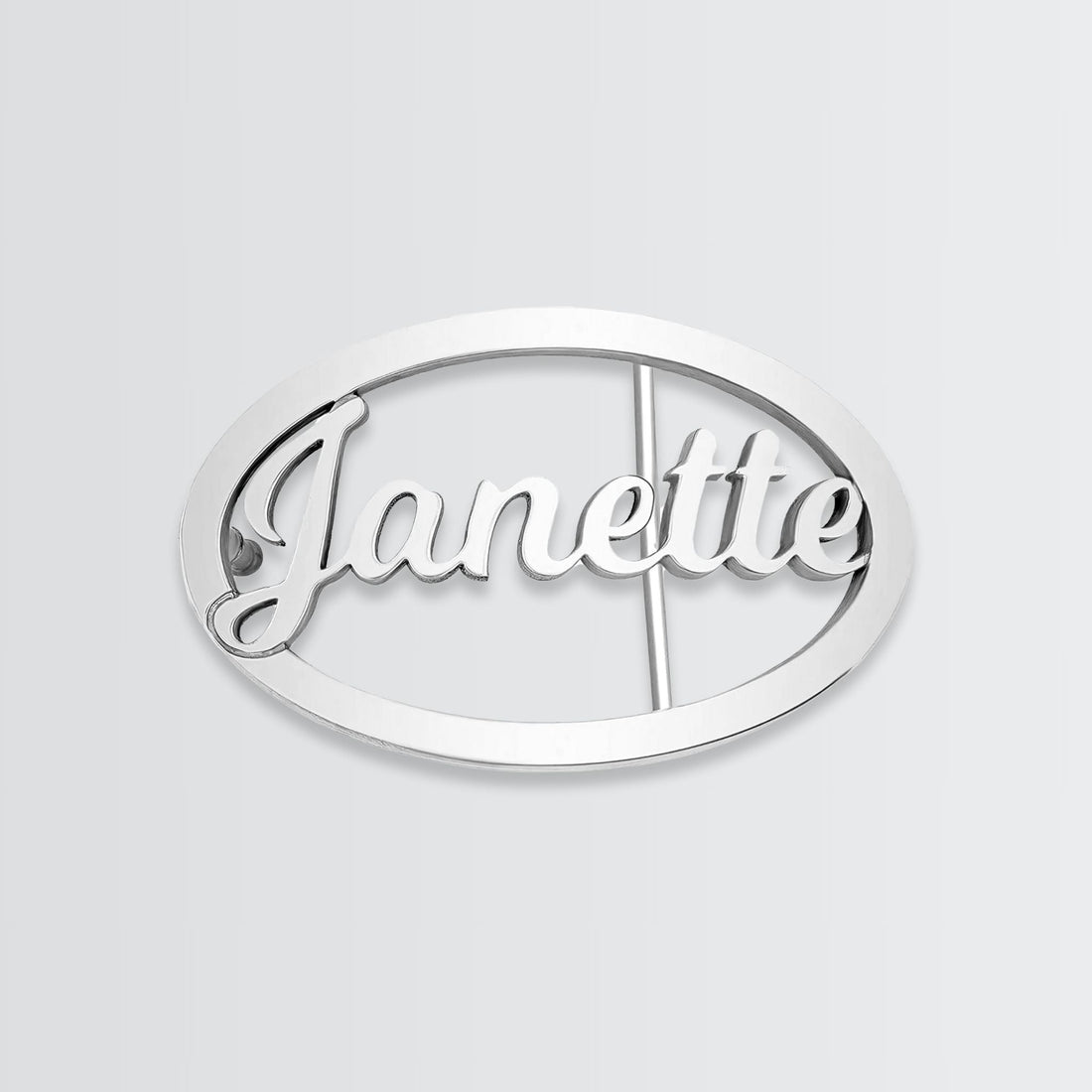 Personaliza tu hebilla de cinturón ovalada