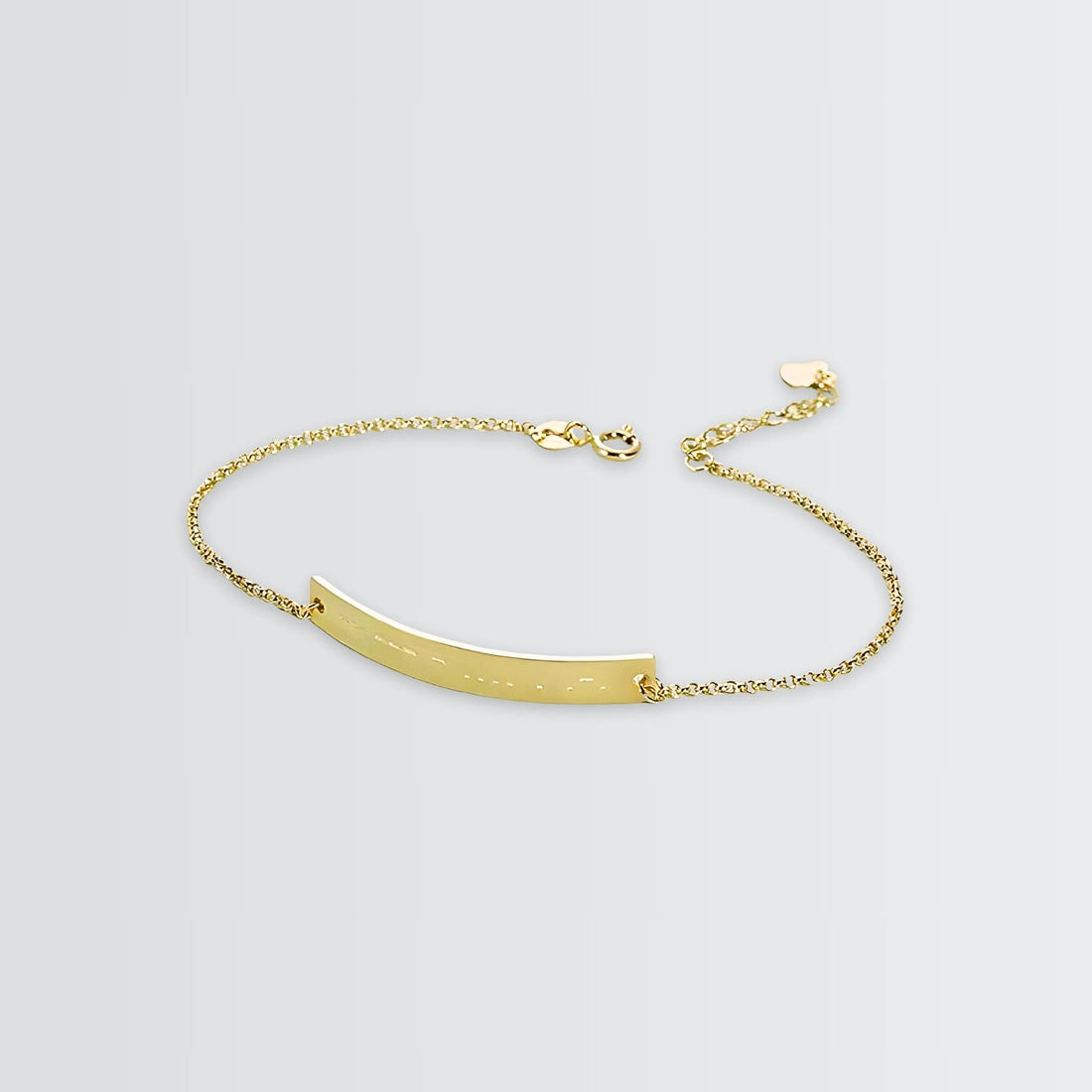 Personnalisez votre bracelet à barre en code Morse