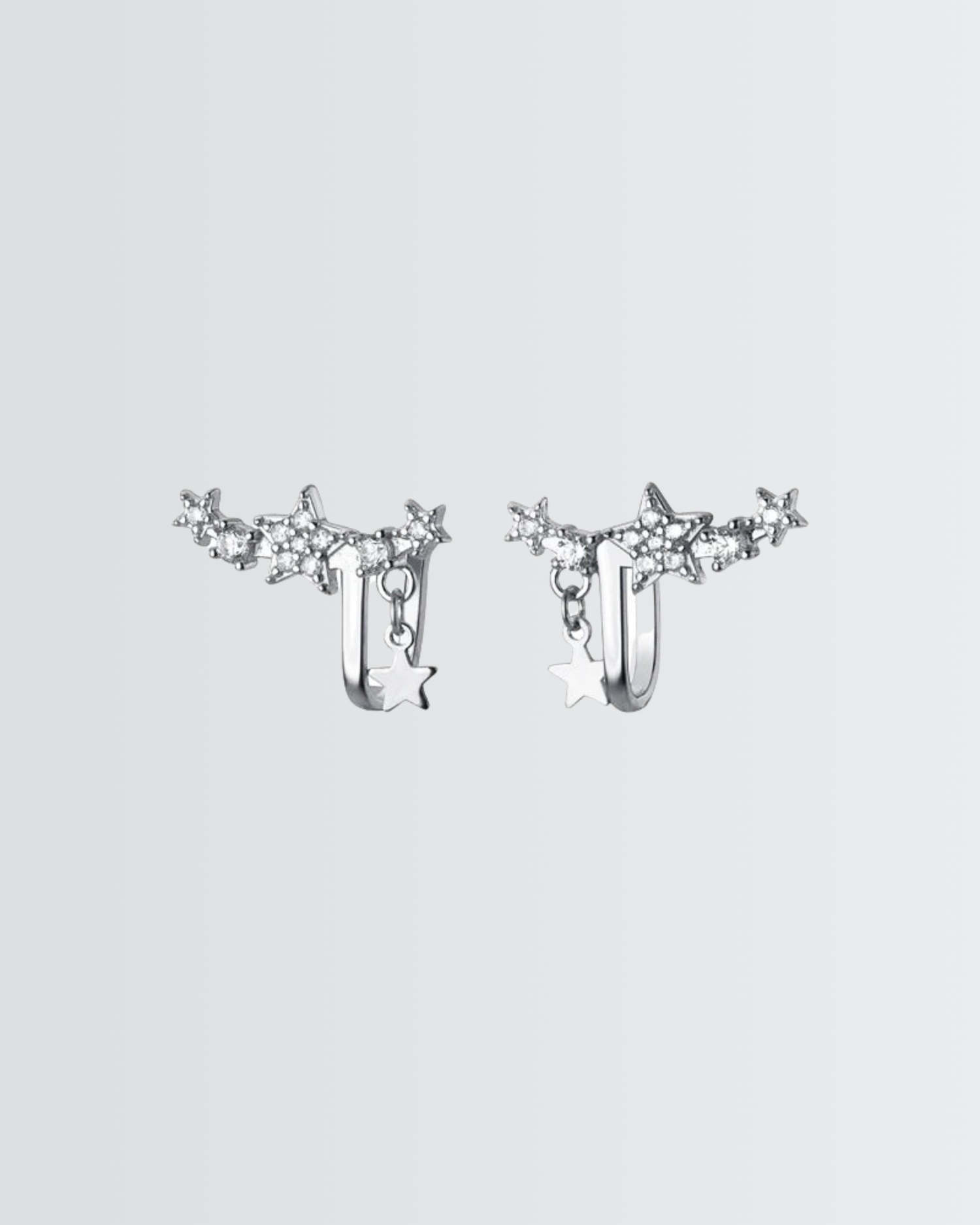 Starlit Curve Ear Cuffs