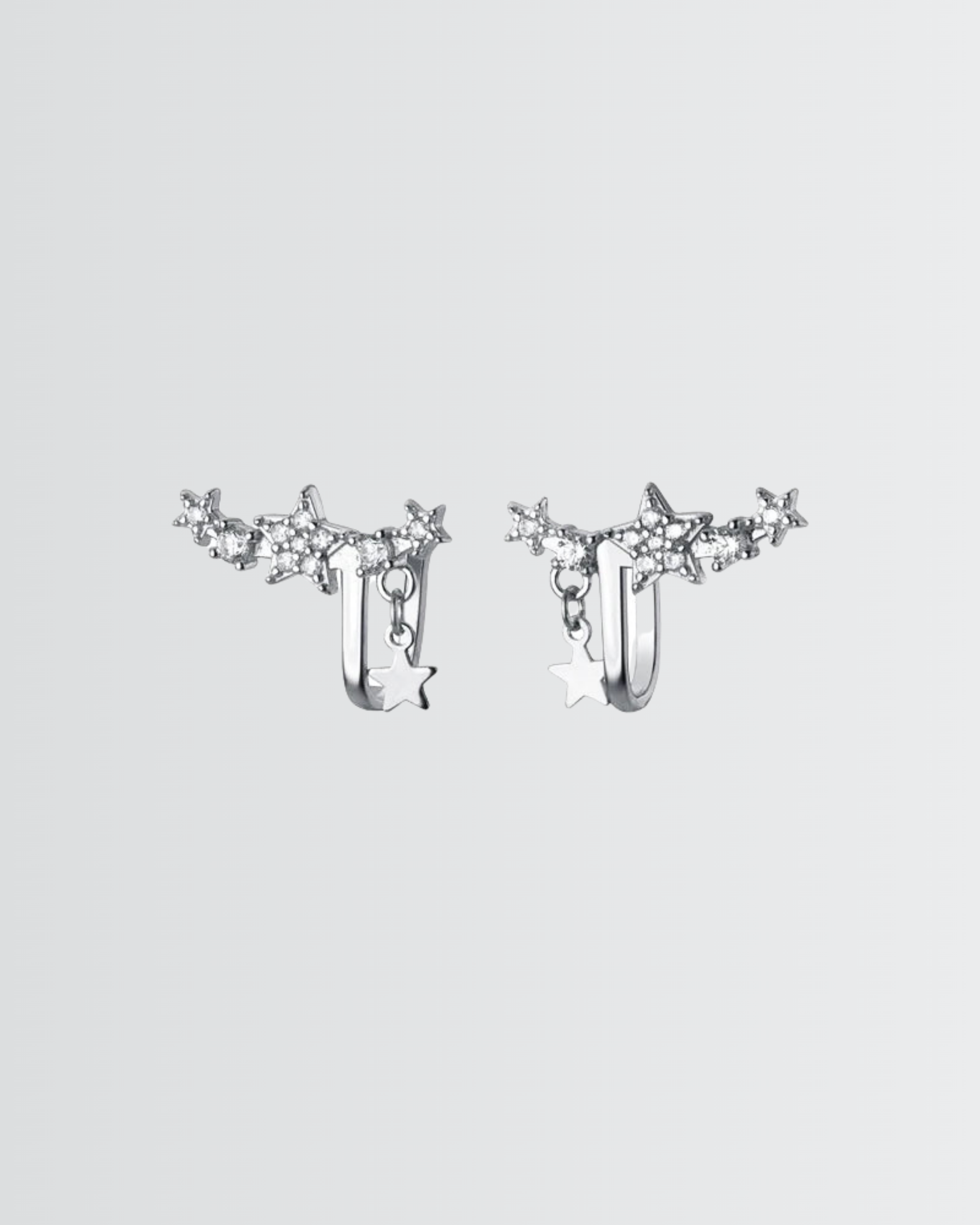 Starlit Curve Ear Cuffs