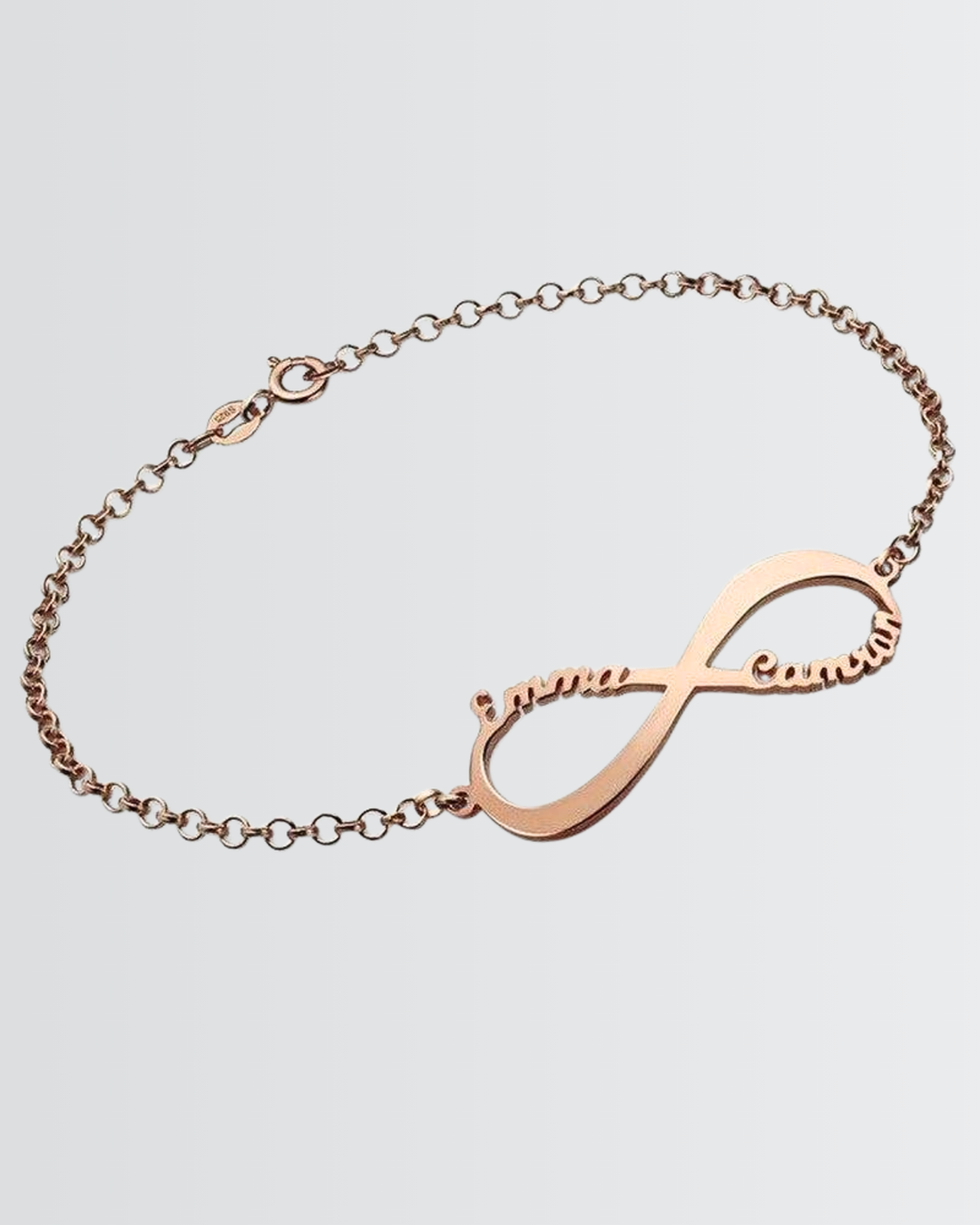 Personnalisez votre bracelet infini avec vos noms