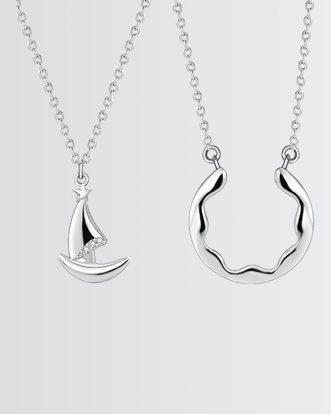 Ocean Bound Couple Necklace