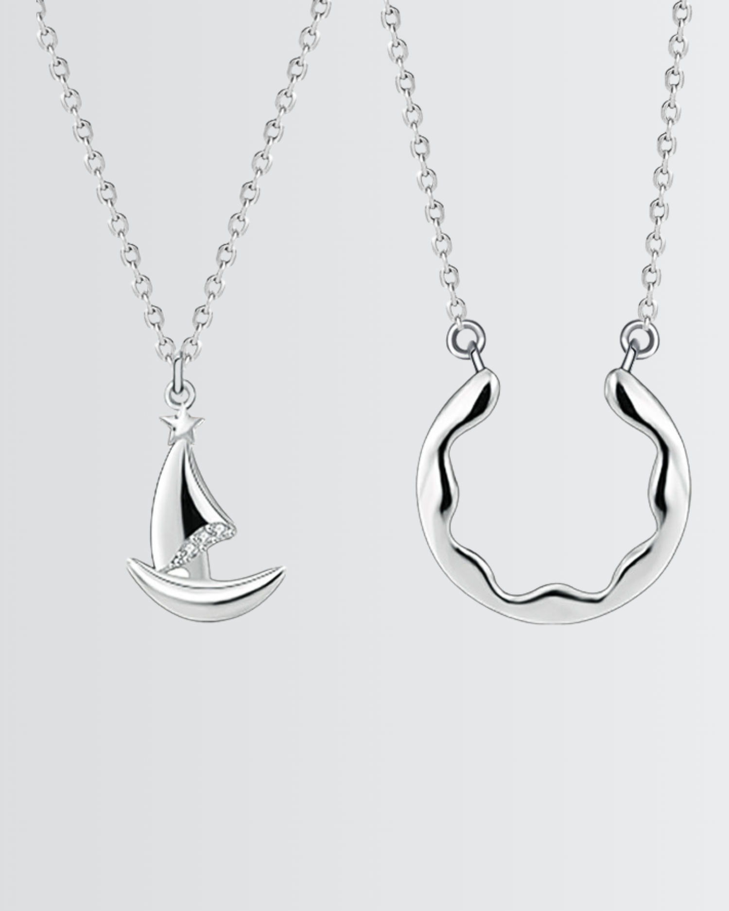 Ocean Bound Couple Necklace