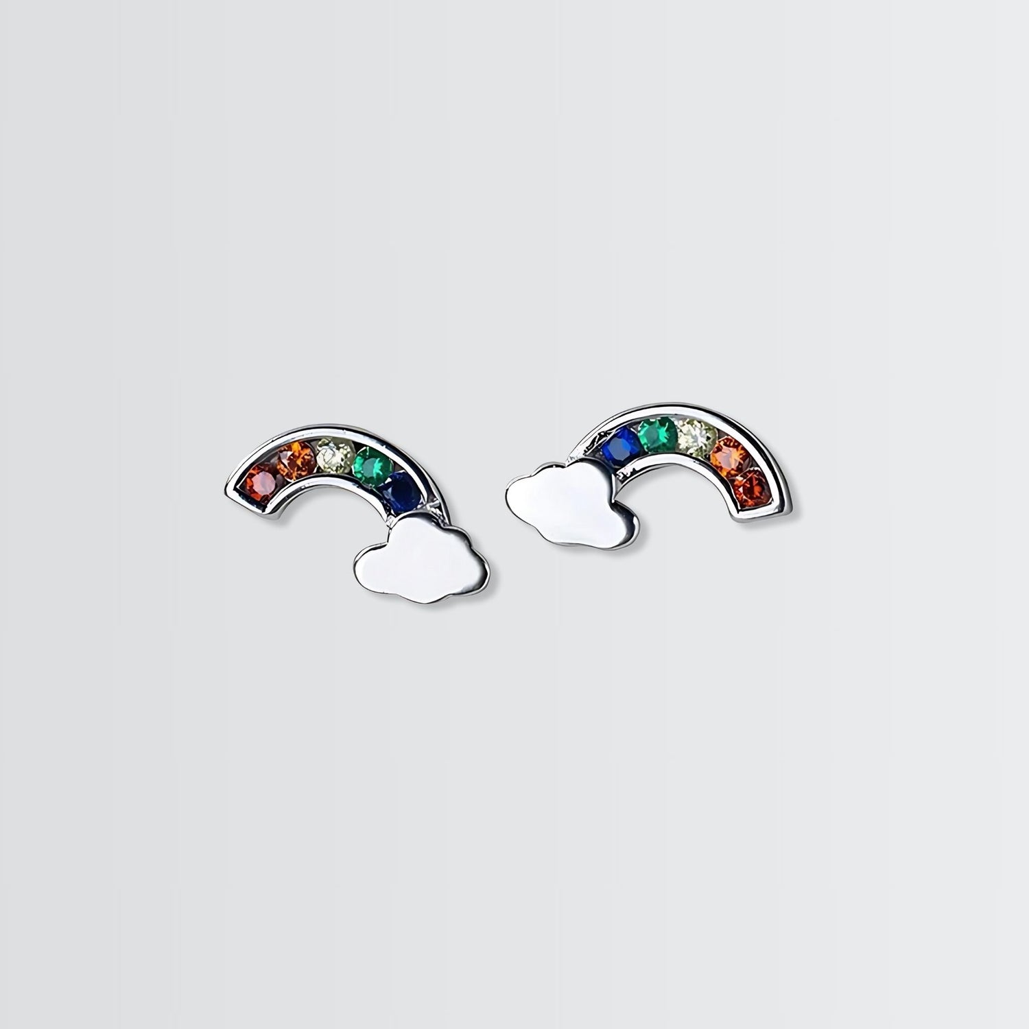 Rainbow Love Minimal Studs