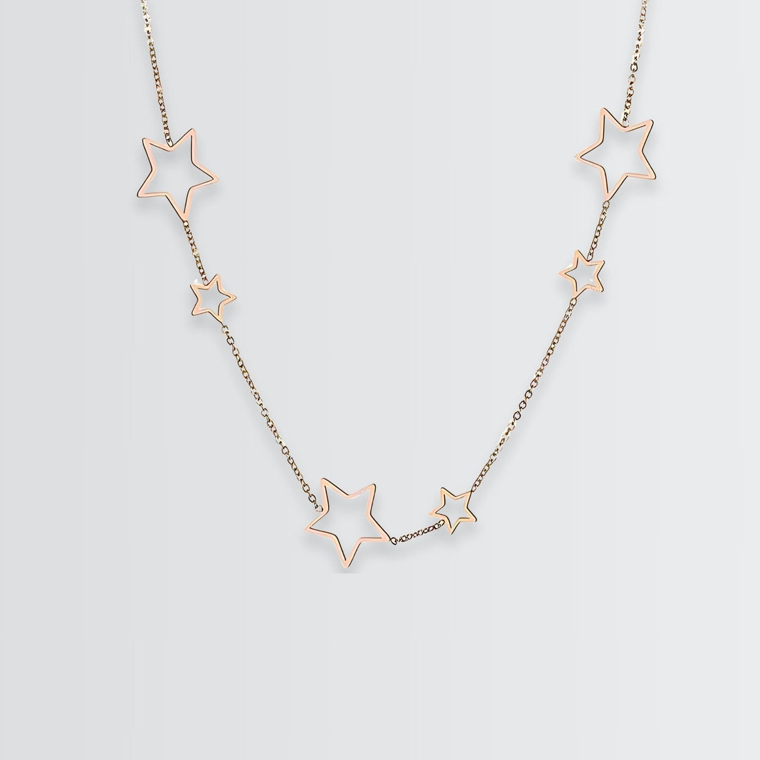 Collar de estrellas centelleantes