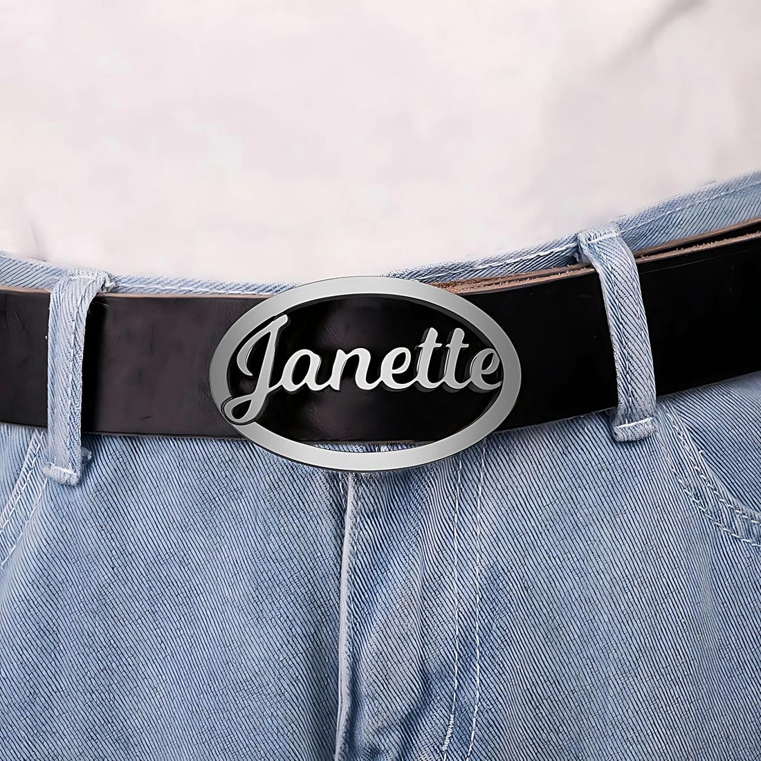 Personalize Your Oval Belt Buckle