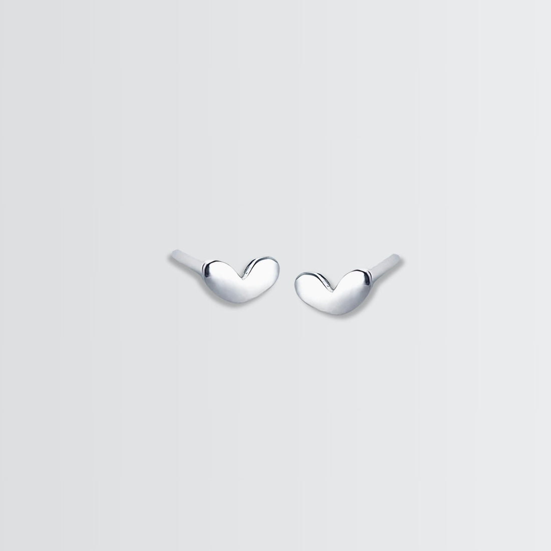 Matte Hearts Minimal Studs