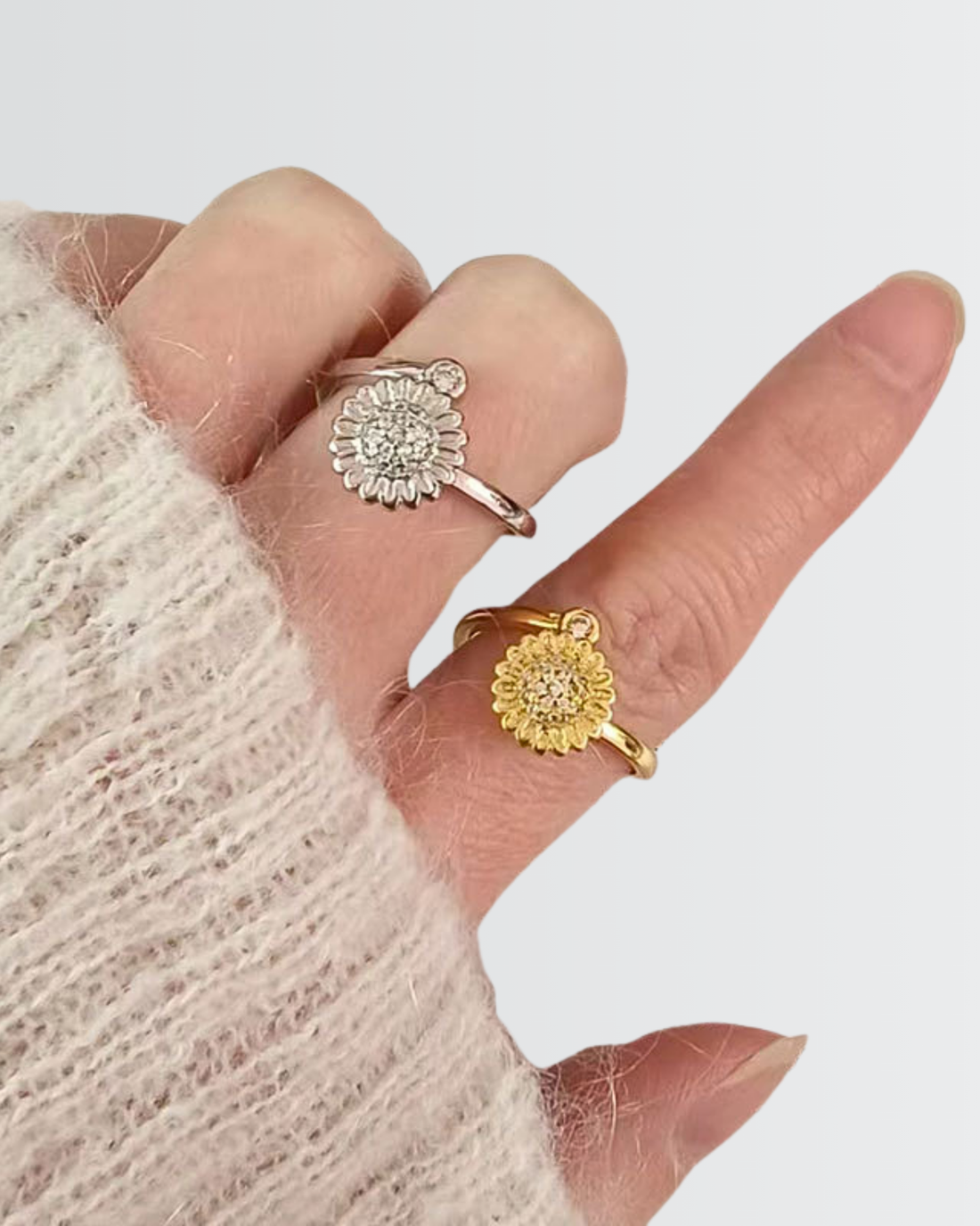 Blooming Daisy Spinner Ring