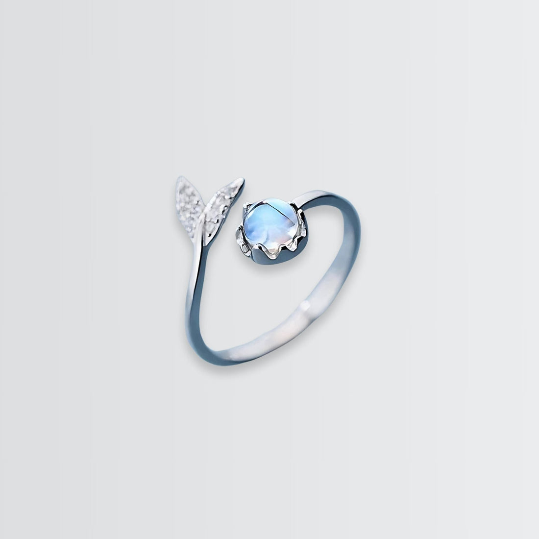 Bague queue de poisson en opale enchantée