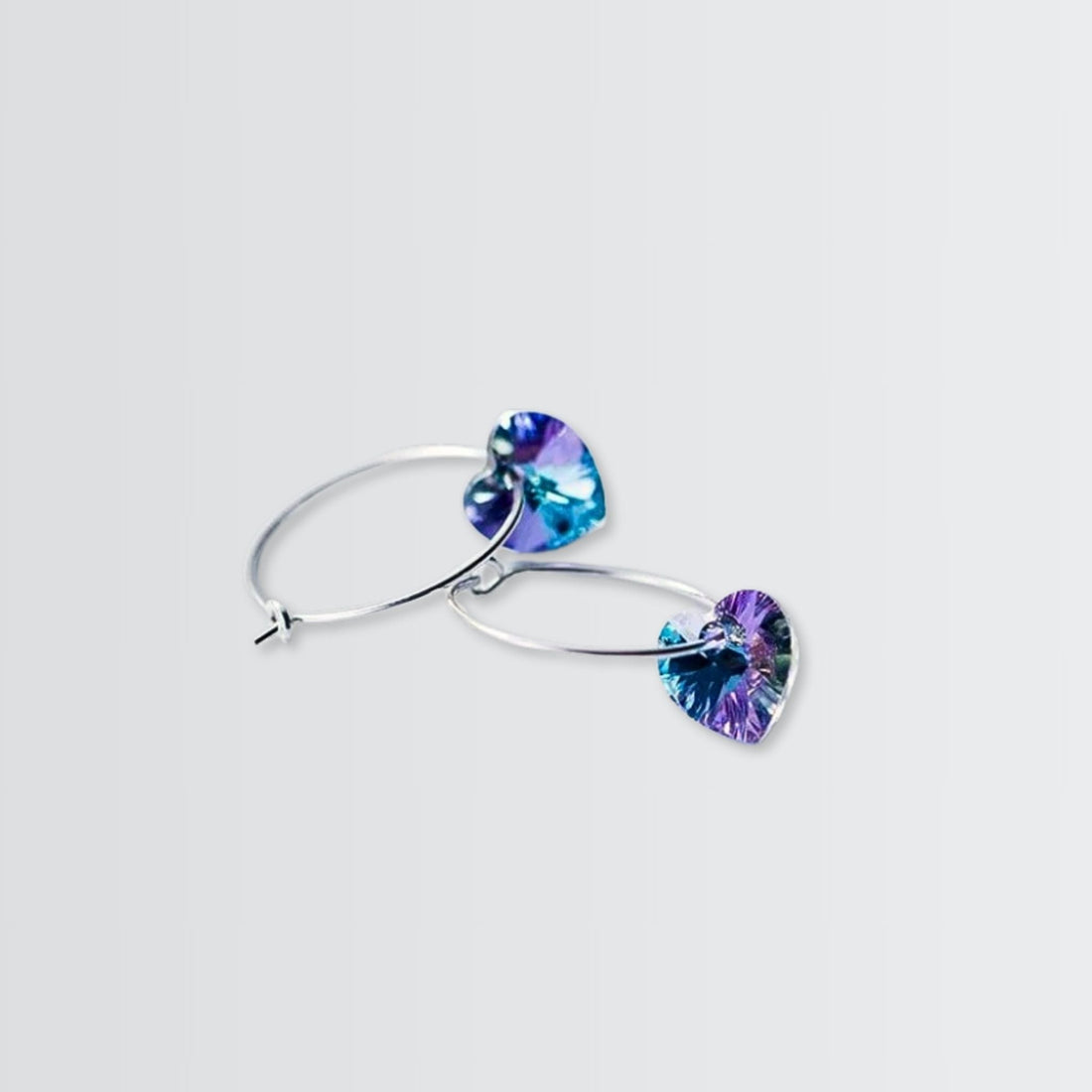 Aros con corazones centelleantes