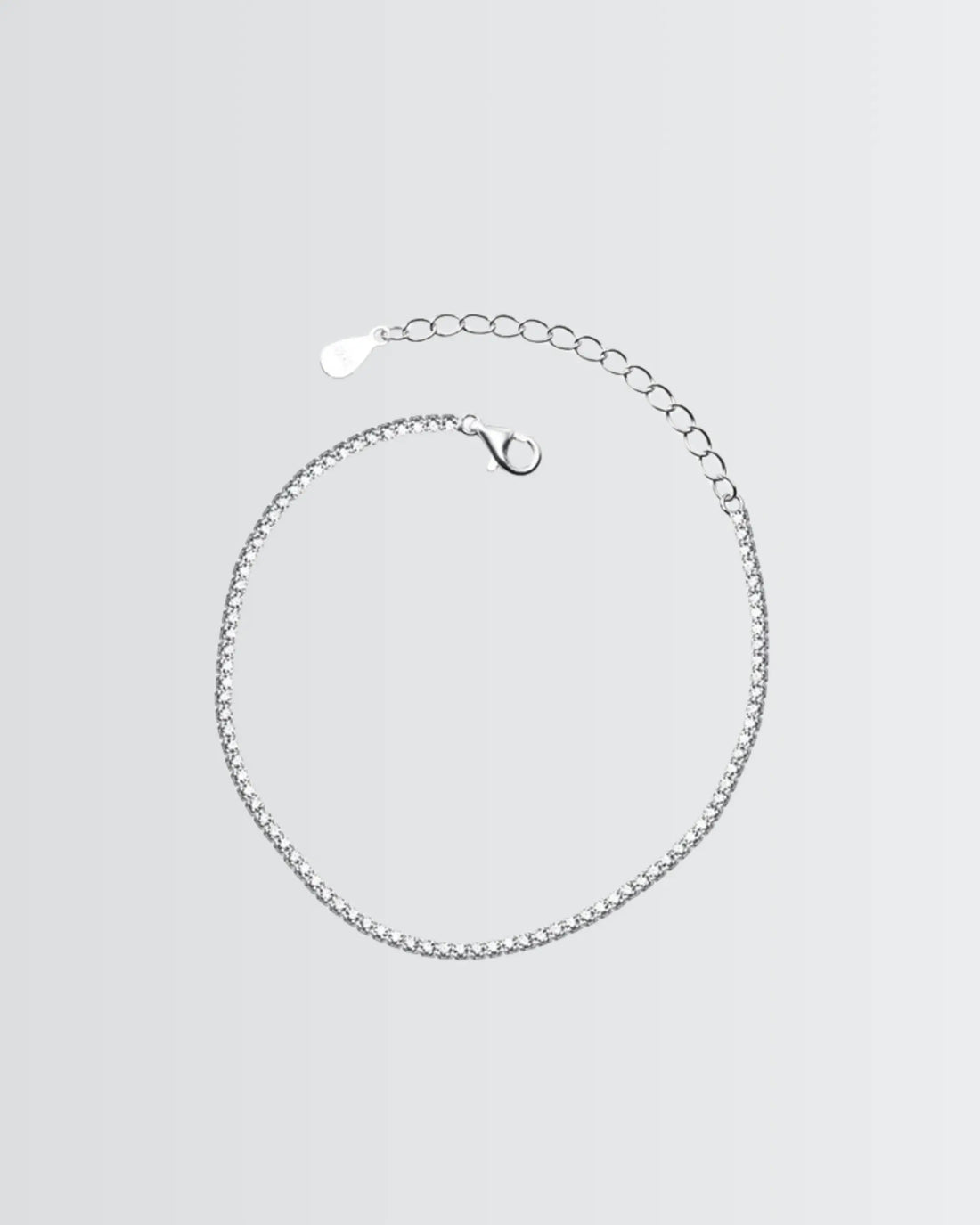 A Refined Shimmer Minimal Bracelet - Silver Bracelet by BLINGLANE