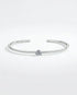 A Solitaire Says It All Bracelet -  Silver Bracelet by BLINGLANE