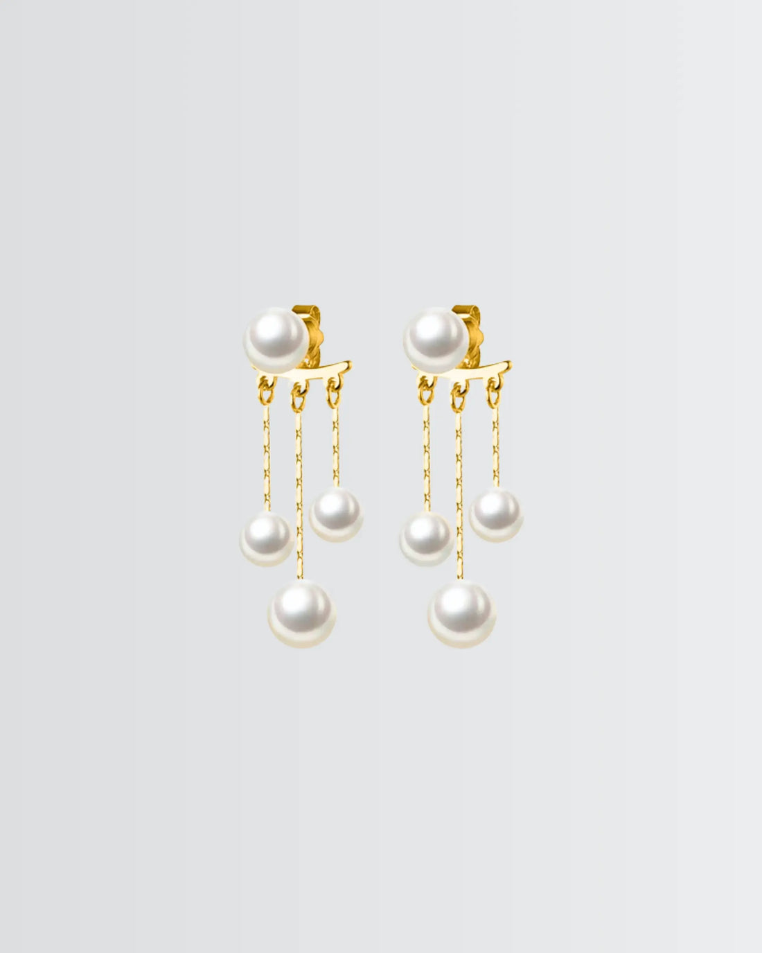 All You Need Is Pearl Earrings - Silver Earrings by BLINGLANE