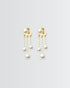 All You Need Is Pearl Earrings -  Silver Earrings by BLINGLANE