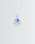 Azure Star Blush Necklace -  Silver Necklace by BLINGLANE