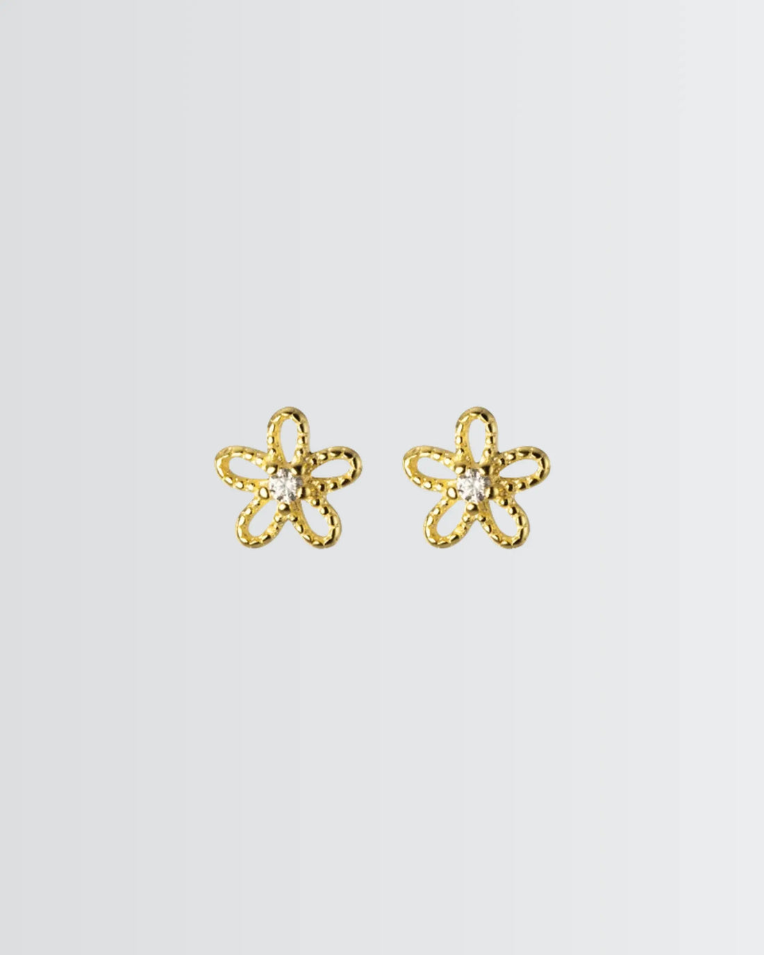 Bloomlight Mini Studs - Silver Earrings by BLINGLANE
