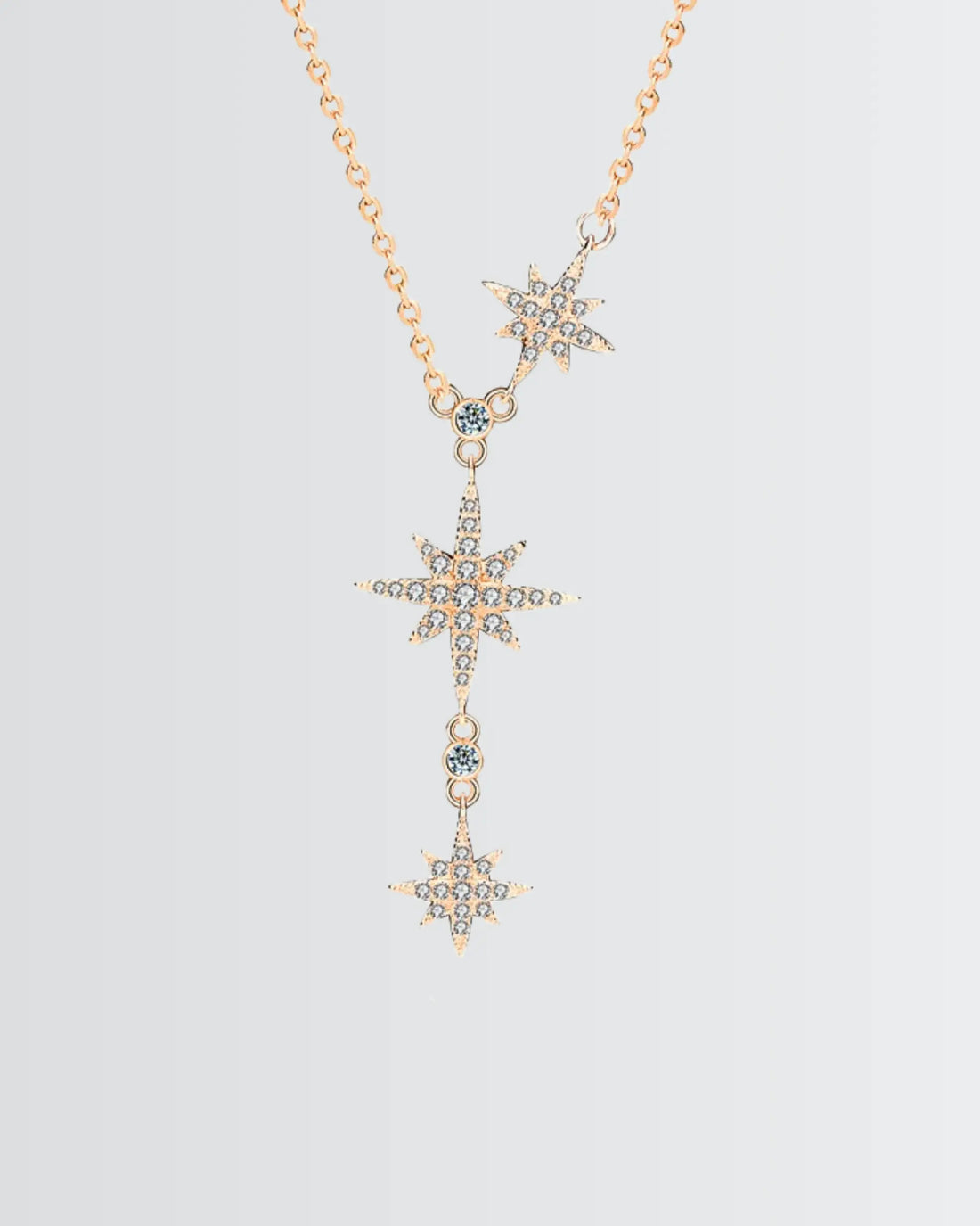 Celestial Spark Necklace - Silver Necklace by BLINGLANE