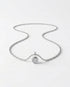 Classic Solitaire Necklace -  Silver Necklace by BLINGLANE