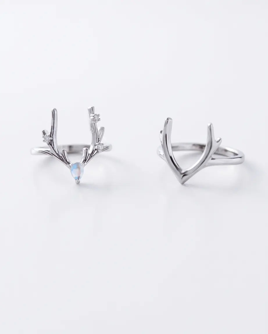Crowned By Nature Forever Love Bands - Silver Rings by BLINGLANE