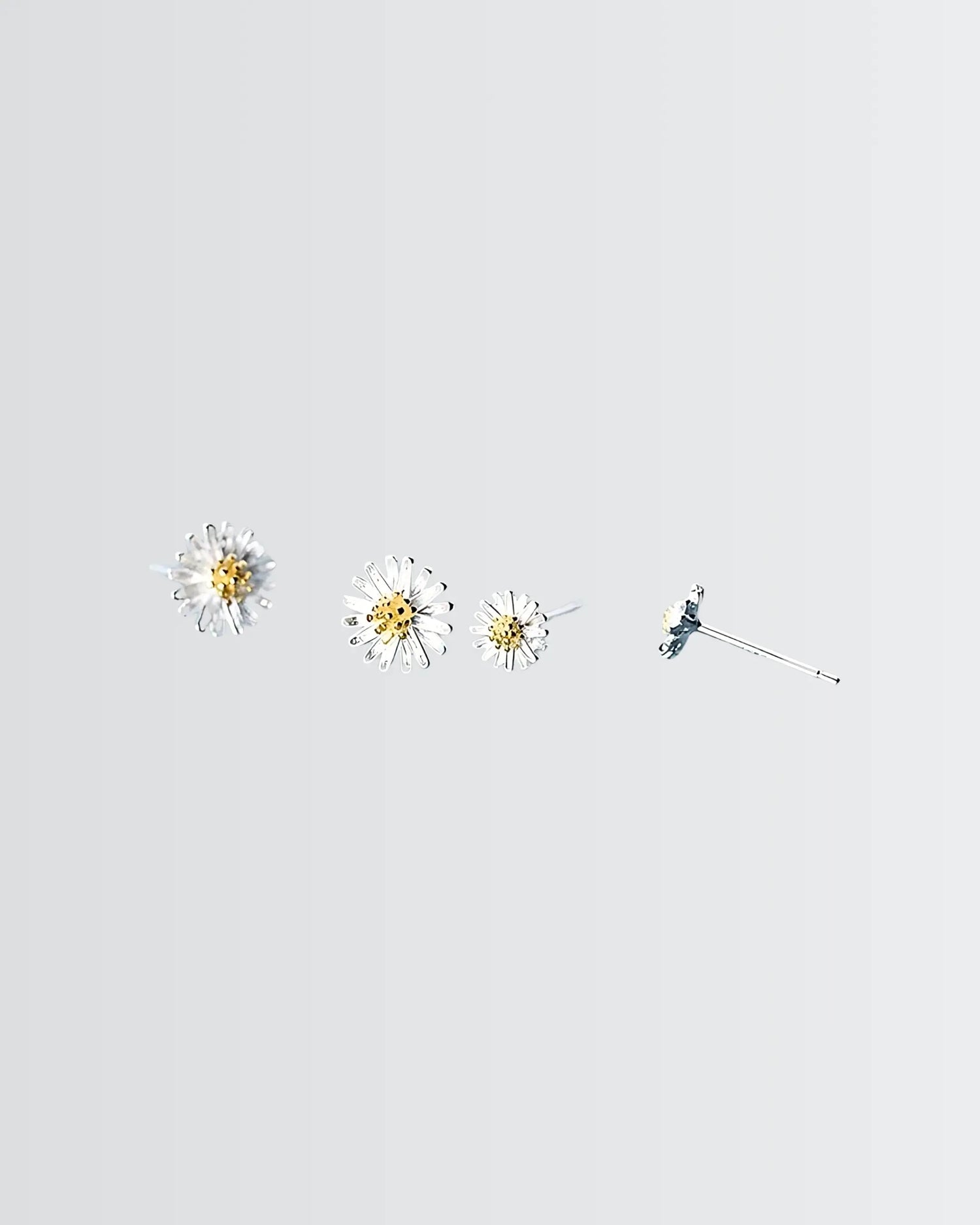 Dahlia Elite Studs -  Silver Earrings by BLINGLANE