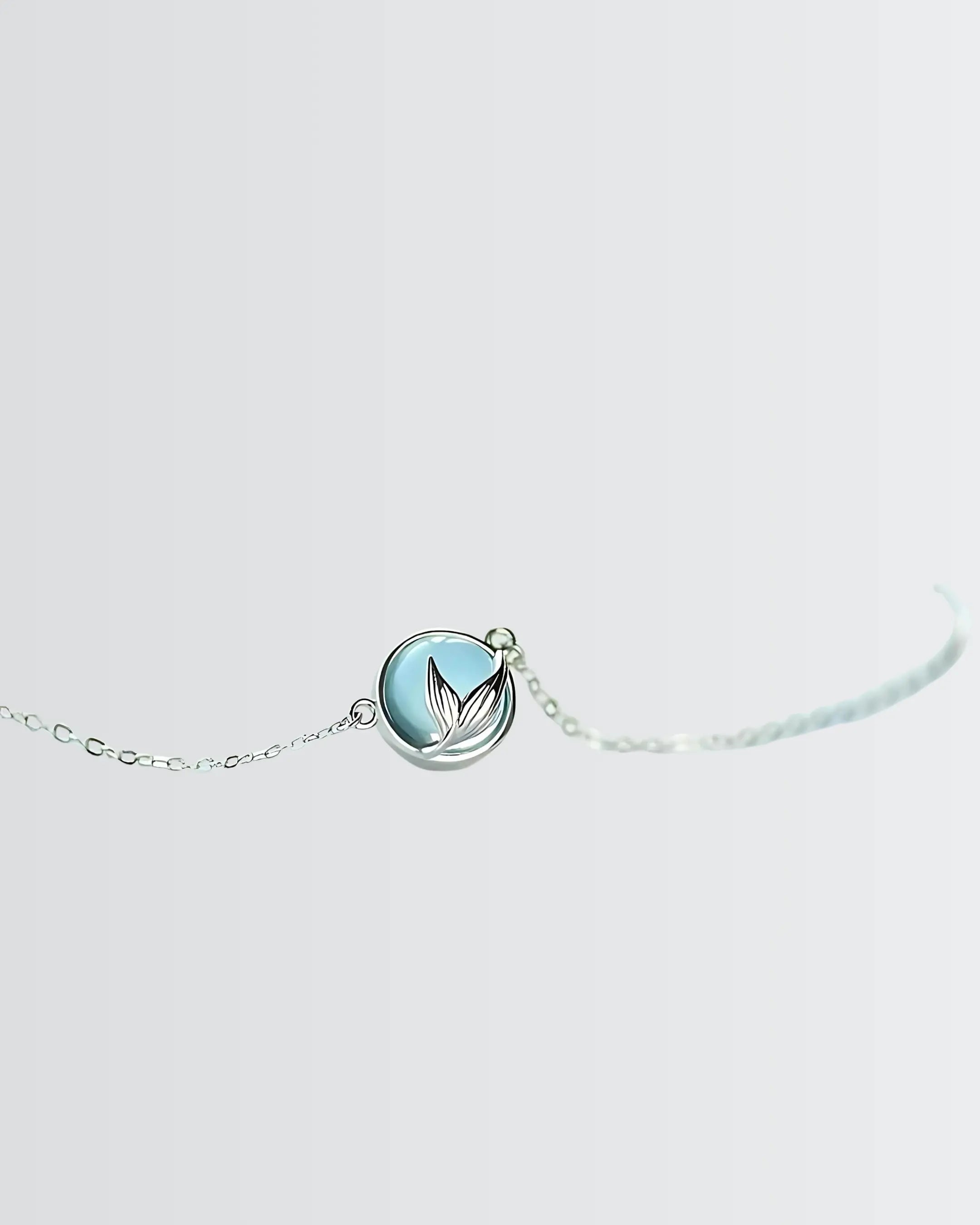Deep In Your Waves Necklace -  Silver Necklace by BLINGLANE